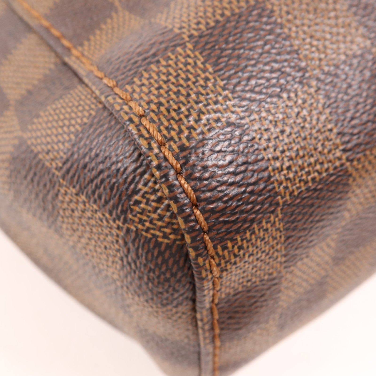 LOUIS VUITTON Damier Portobello PM金扣手挽袋
