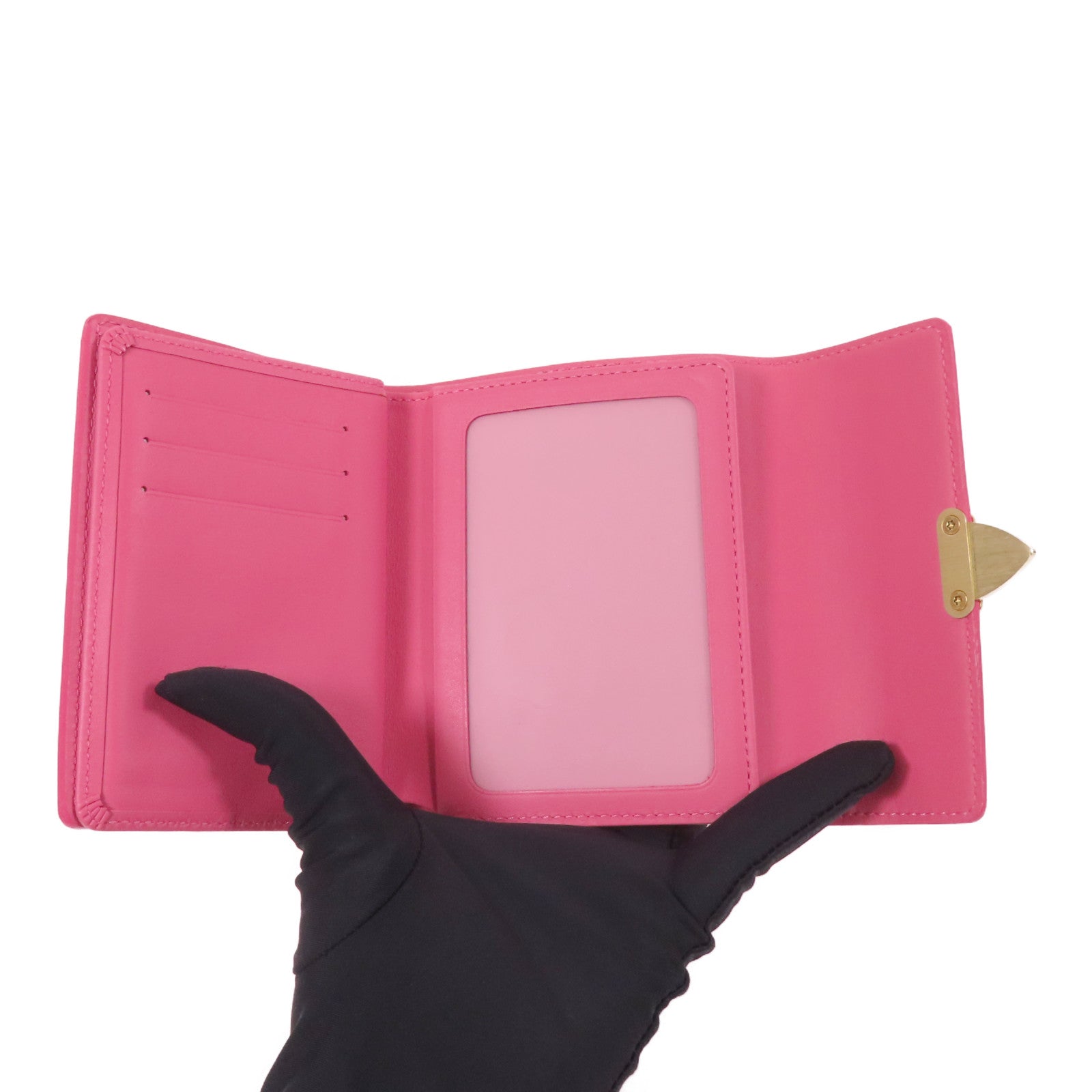 LOUIS VUITTON Vernis Trifold Wallet金扣錢包
