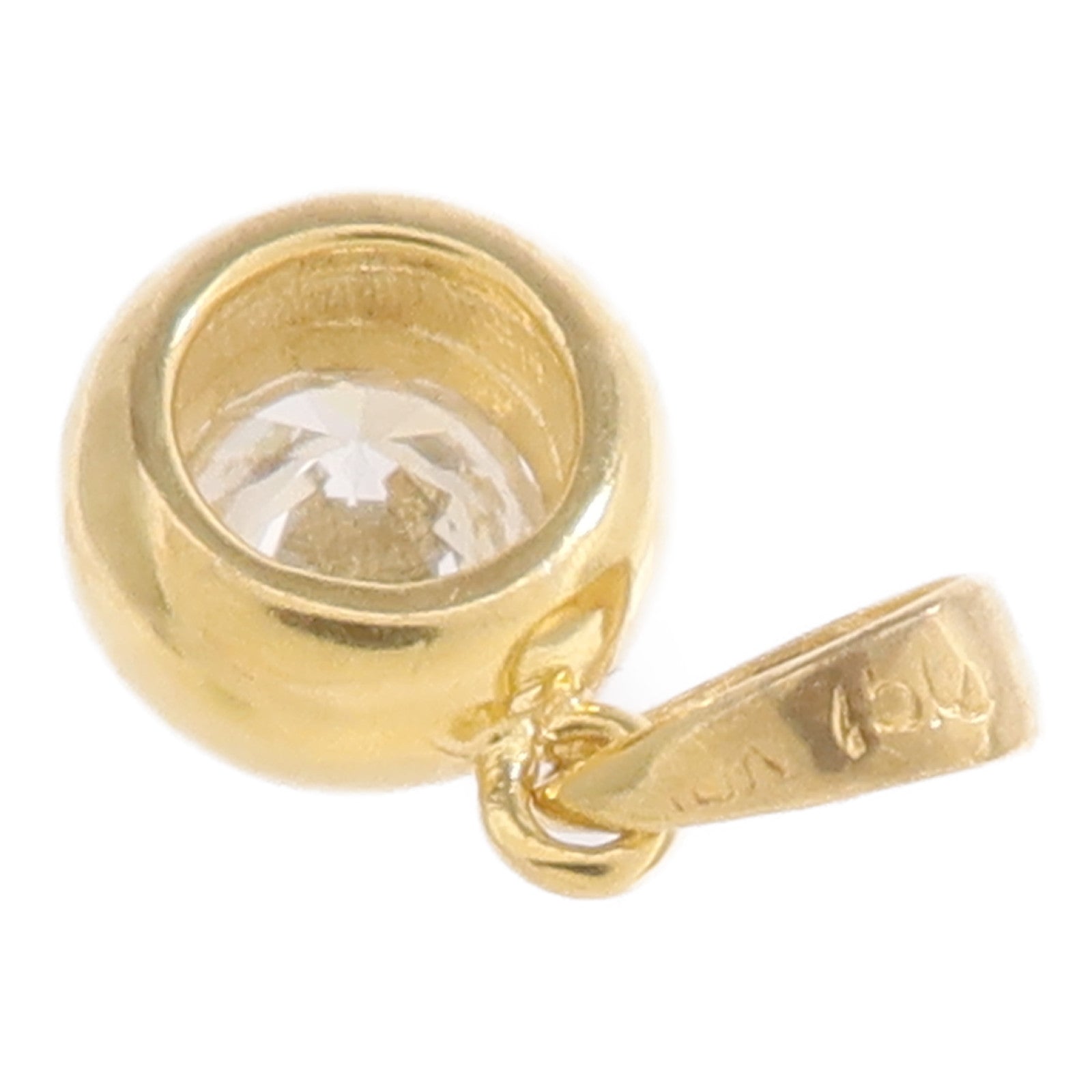 JEWELRY 18K黃金/白金Diamond Pendant Top鑽石吊墜