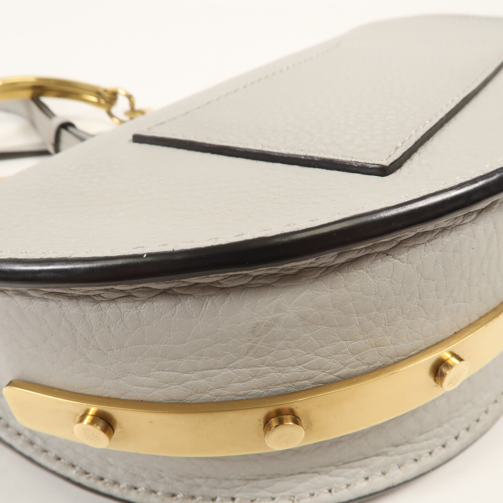 Chloe 牛皮皮革Nile Bag金扣肩背袋