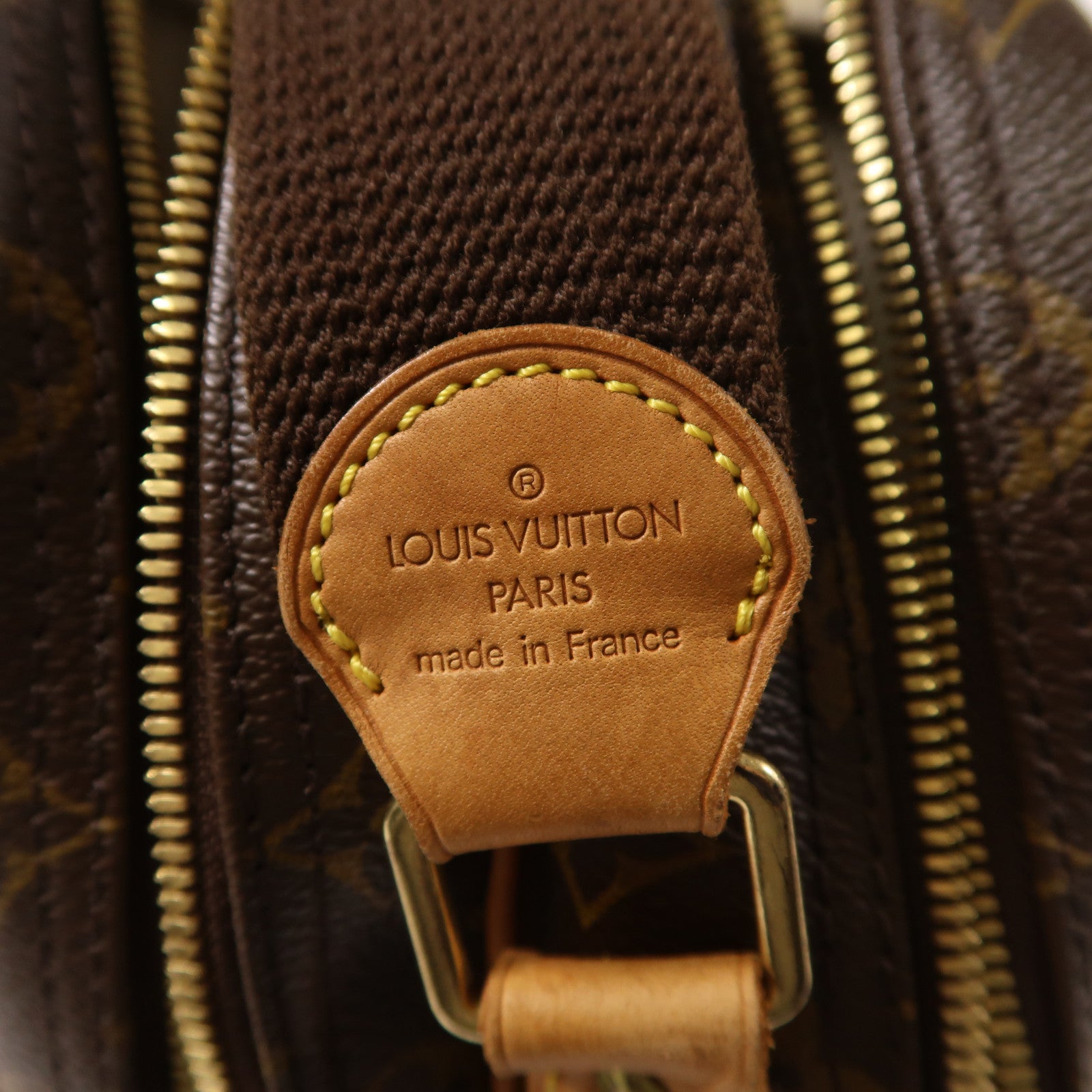 LOUIS VUITTON Monogram Reporter GM金扣肩背袋