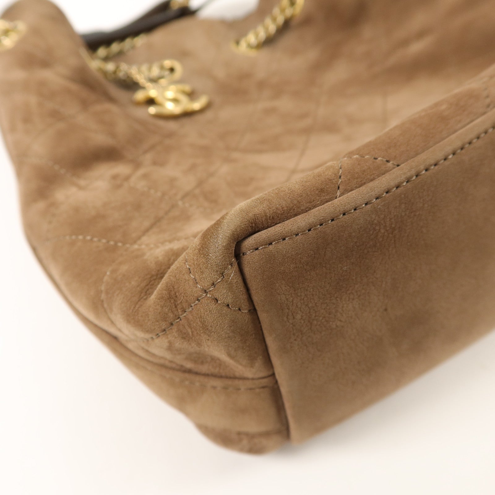 CHANEL 麂皮皮革2 Way Shoulder Bag手挽肩背兩用袋