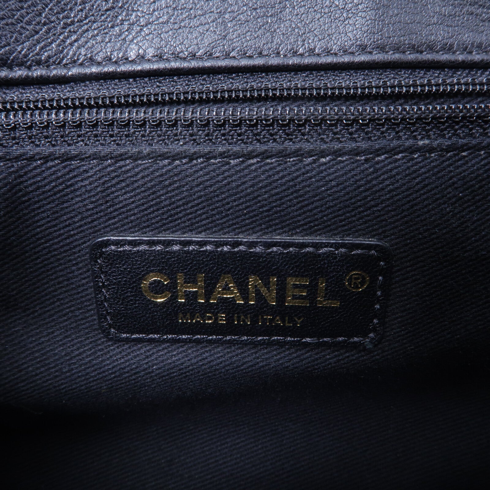 CHANEL 牛皮皮革Backpack鏈帶背包