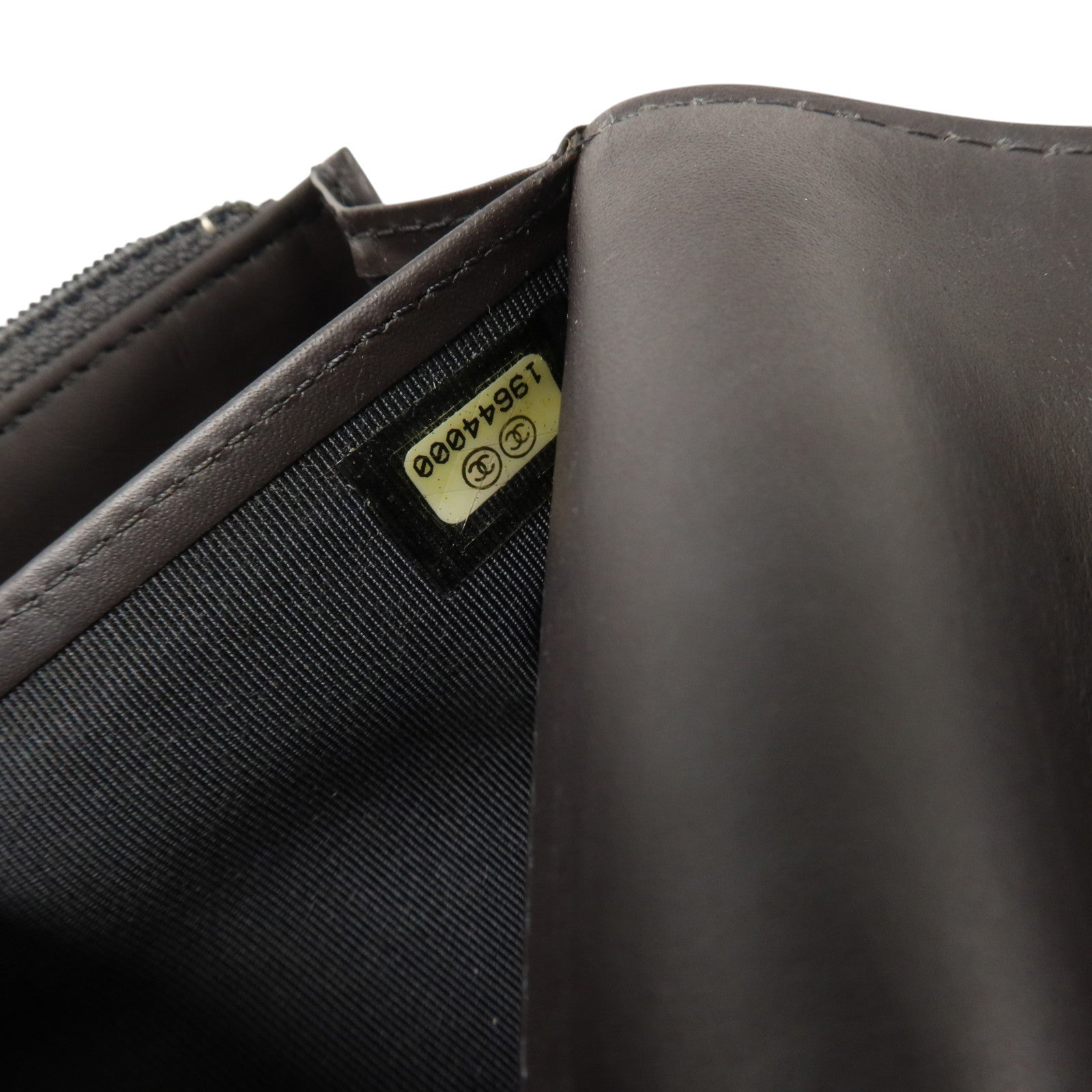 CHANEL 漆皮皮革Long Wallet銀扣長錢包