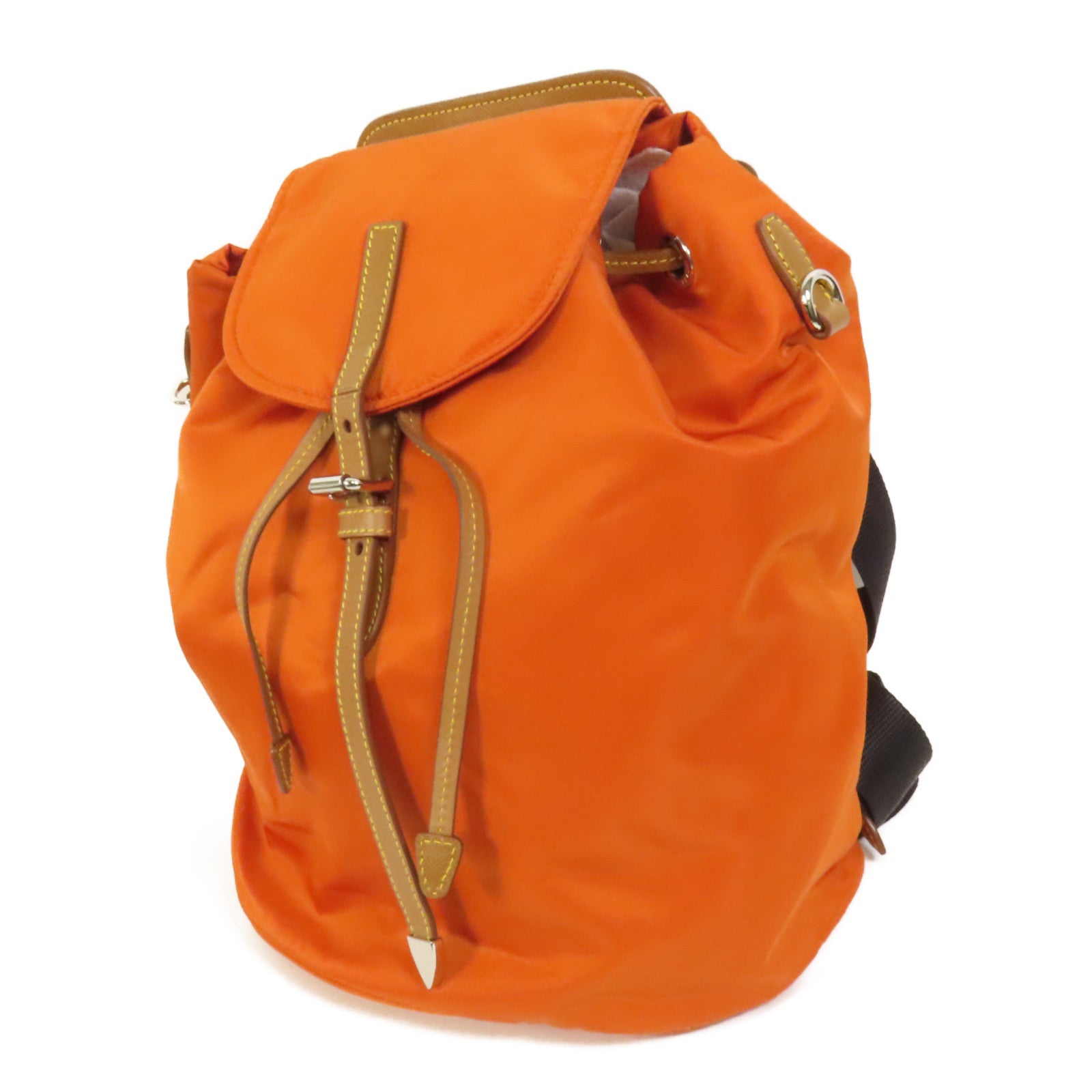 PRADA 尼龍Backpack銀扣背包