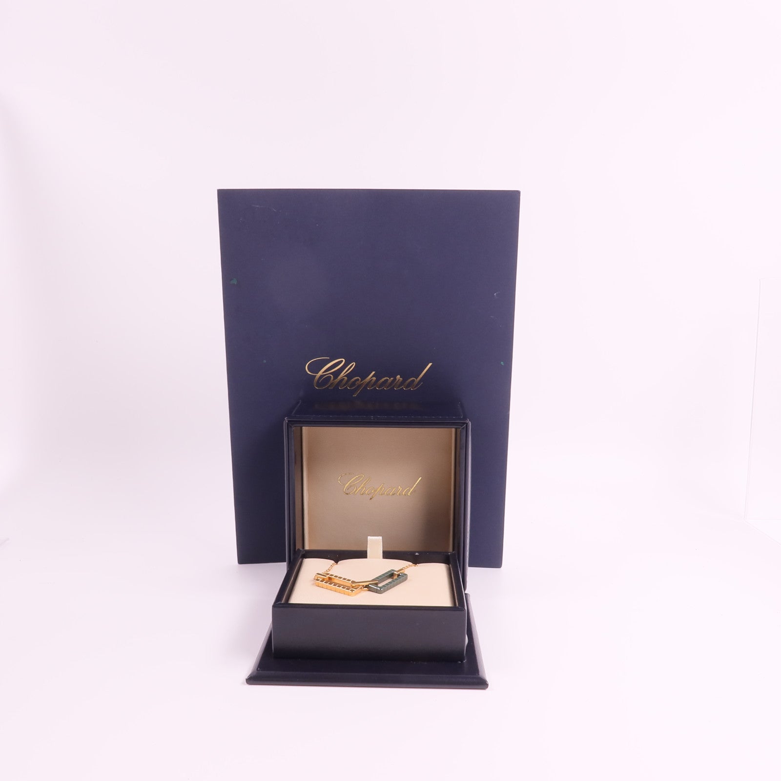 Chopard 【激減優惠】18K玫瑰金/陶瓷Ice Cube Pendant項鍊