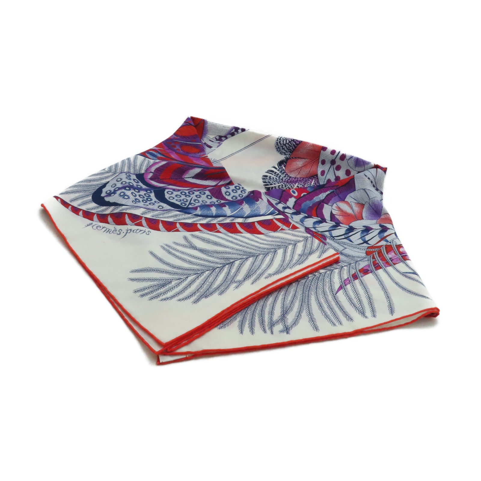 HERMES 【激減優惠】羊絨/絲質Scarf圍巾白色/紫色/紅色