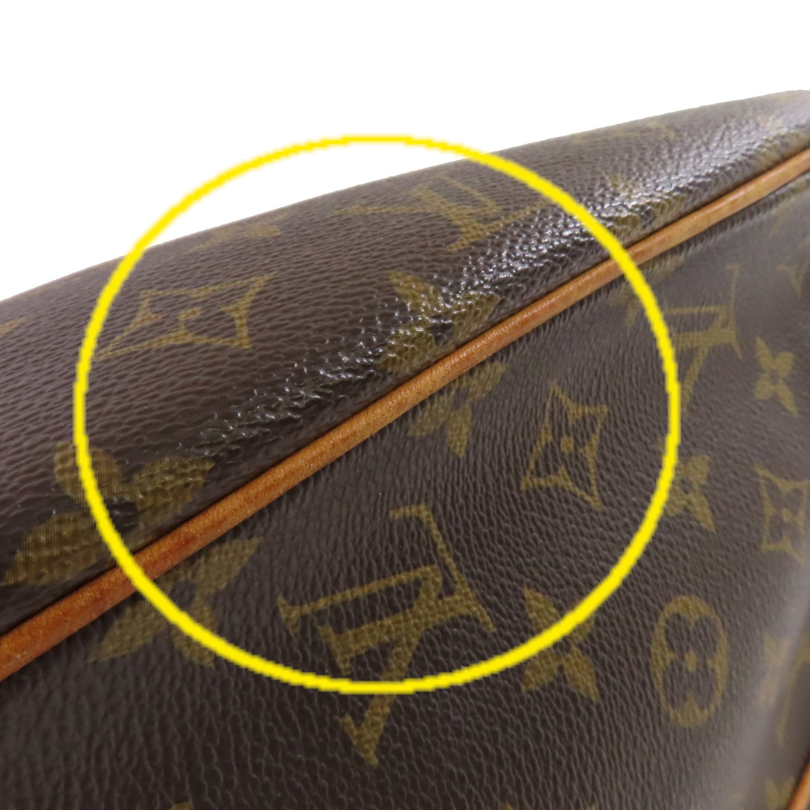LOUIS VUITTON Monogram Batignolles Horizontal Shoulder Bag金扣肩背袋啡色