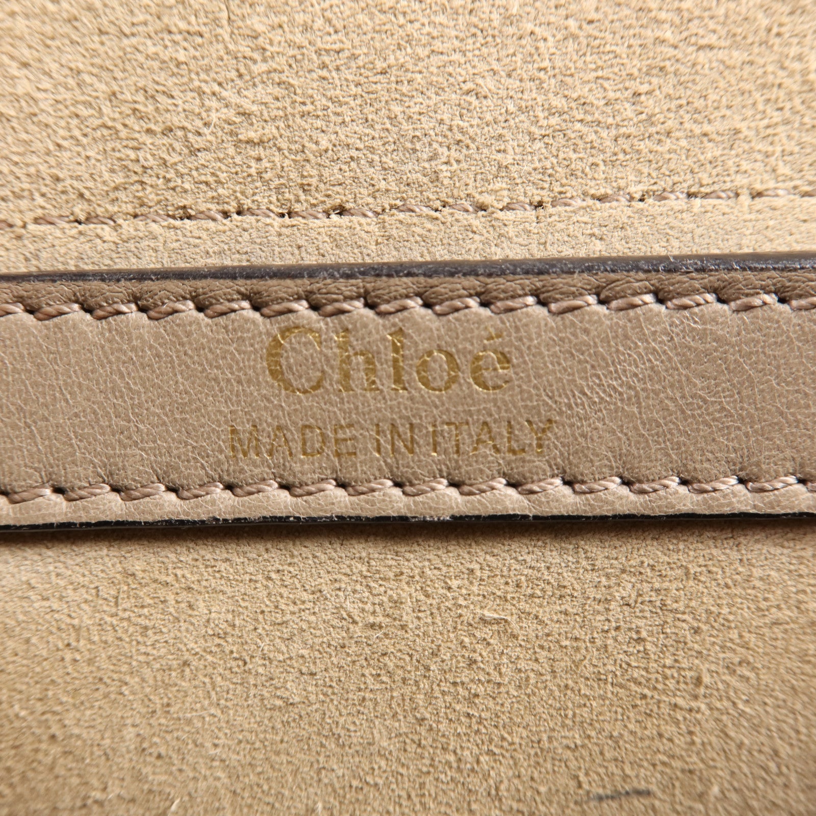 Chloe 皮革Shoulder Bag金扣肩背袋