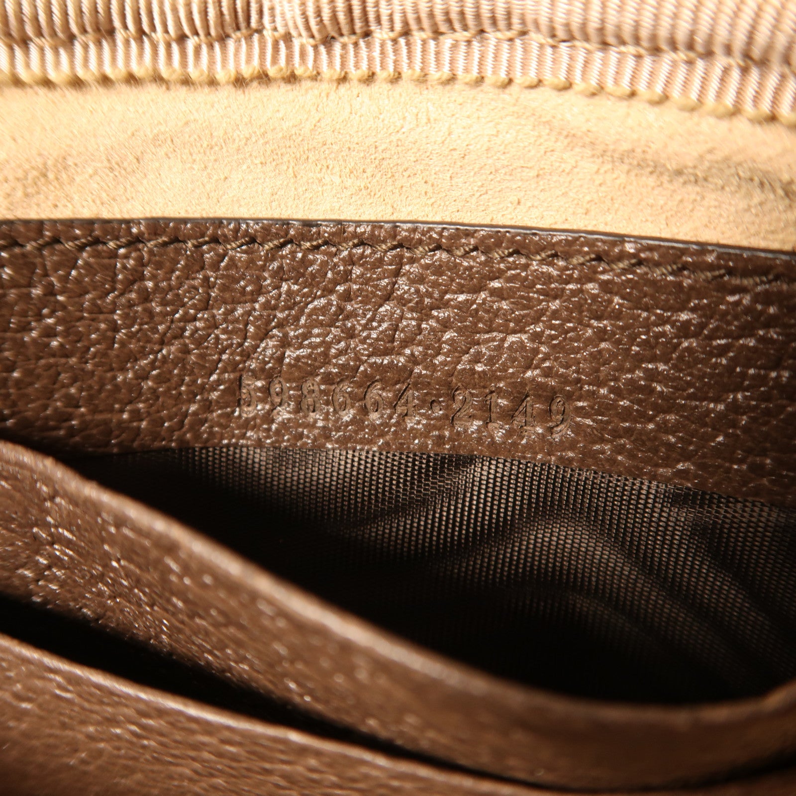 GUCCI 塗層帆布Shoulder Bag金扣肩背袋