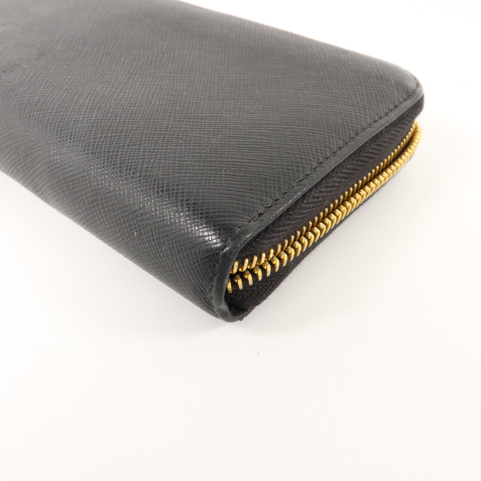 PRADA Saffiano皮革Zipper Long Wallet長錢包