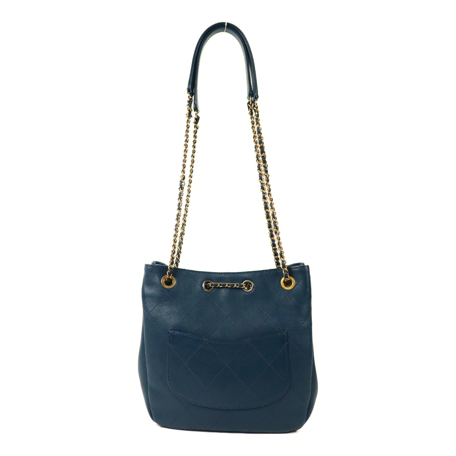 CHANEL 牛皮皮革Chain Shoulder鏈帶肩背袋