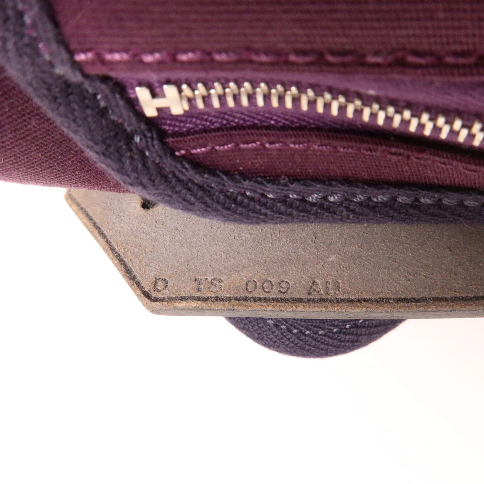 HERMES 帆布Herbag PM手挽肩背兩用袋Cassis