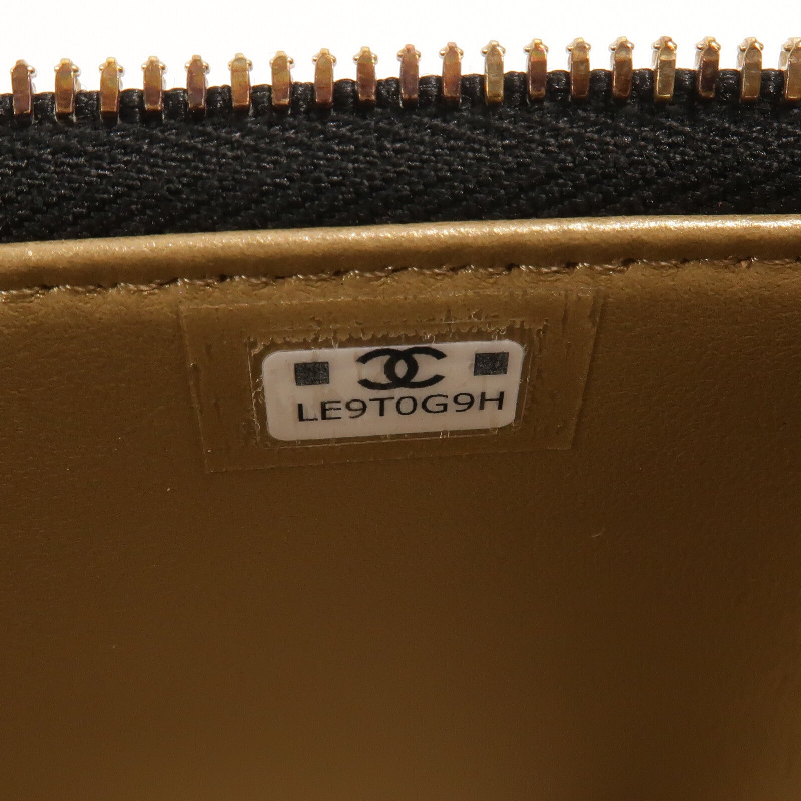 CHANEL 羊皮皮革Vanity Case Gold Ball鏈帶肩背袋