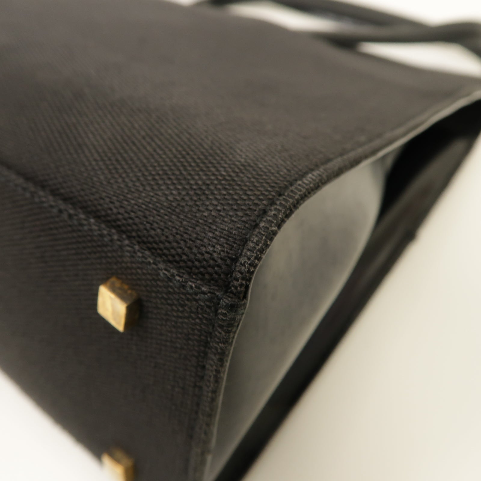 GUCCI 帆布Shoulder Bag金扣肩背袋黑色