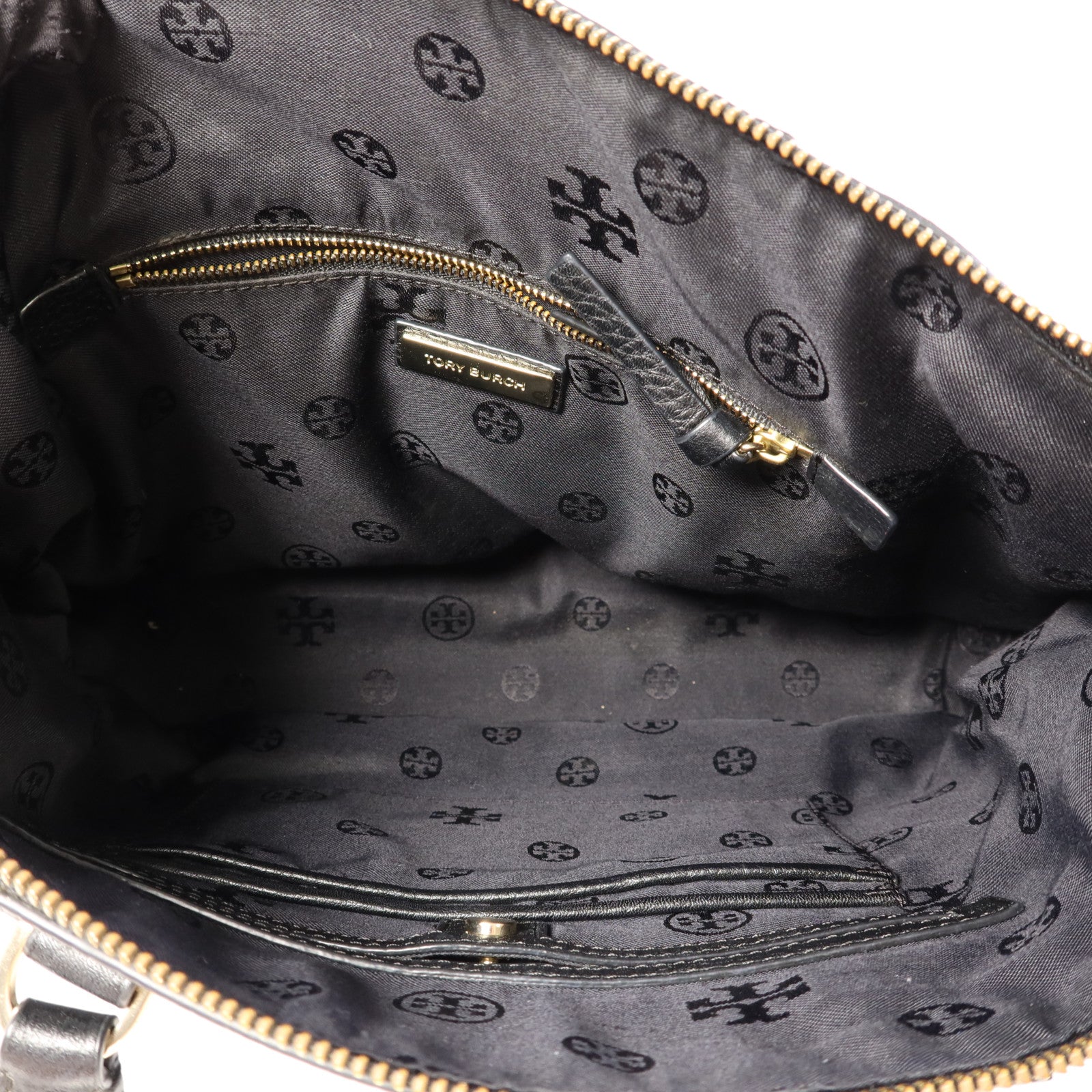 Tory Burch 牛皮皮革2 Way Shoulder Bag金扣手挽肩背兩用袋