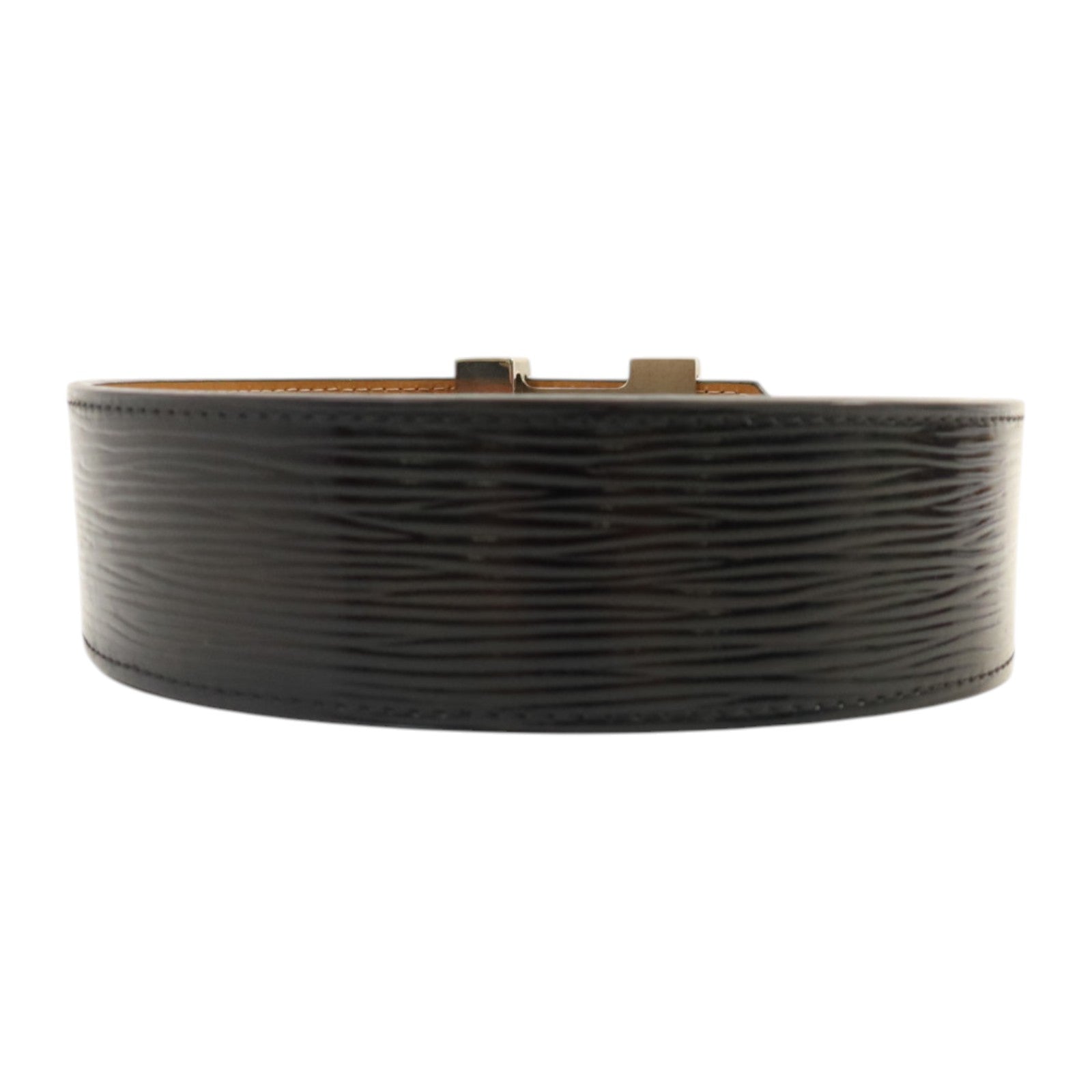 LOUIS VUITTON Epi Initials Belt 85cm銀扣皮帶