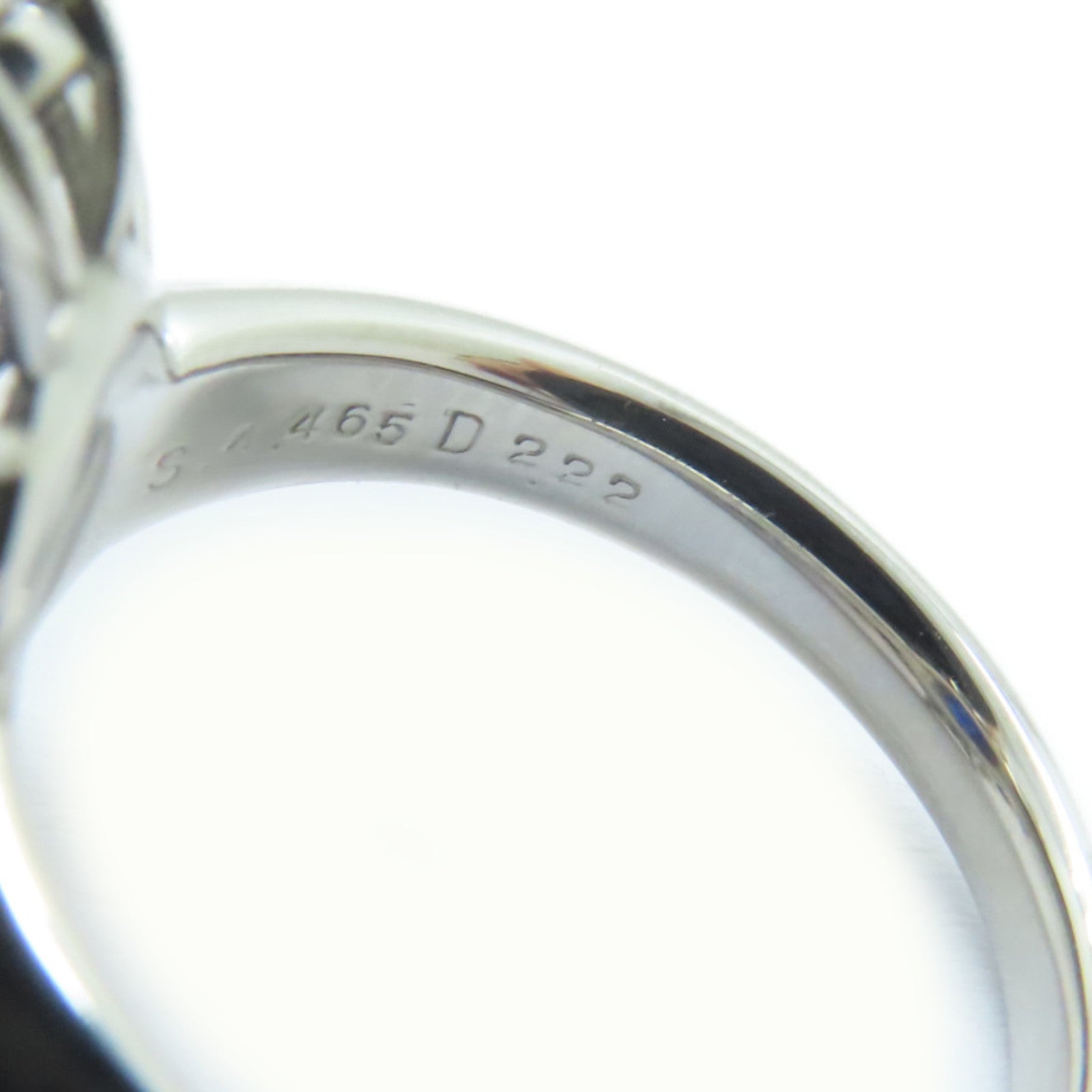 JEWELRY PT900鉑金Sapphire Ring 4.465ct藍寶石/2.22ct鑚石戒指US#5.75