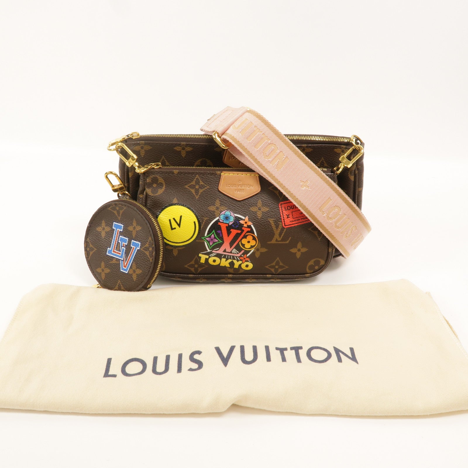 LOUIS VUITTON 【激減優惠】Monogram Multi Pochette Accessoires手挽肩背兩用袋