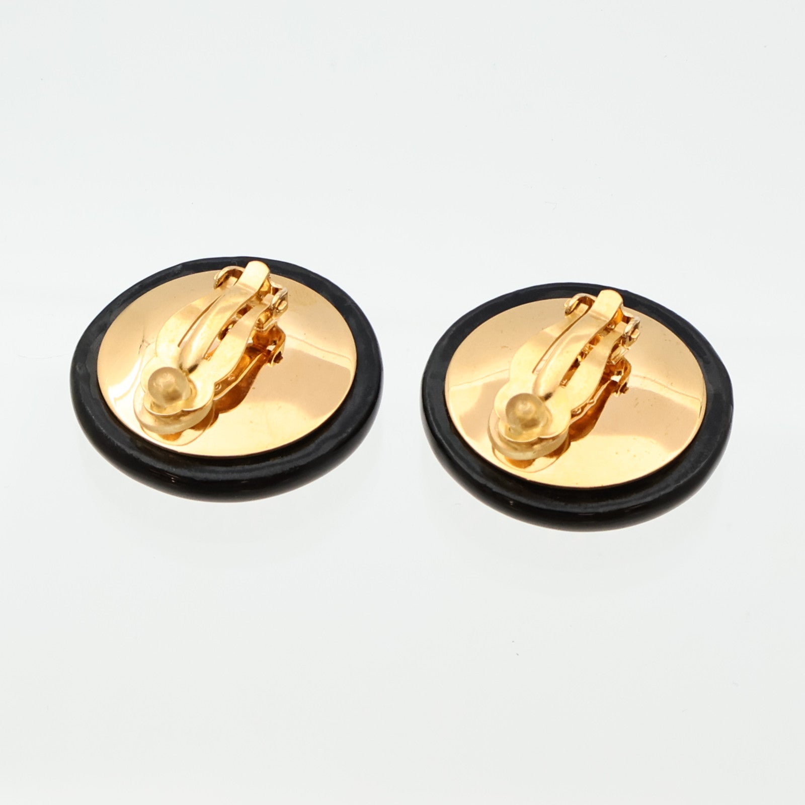CHANEL 金屬/樹脂Clip-On Earrings耳環
