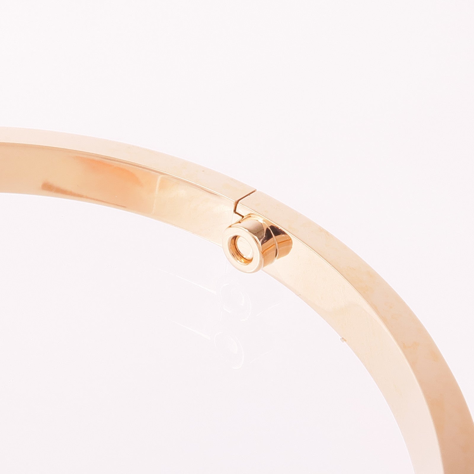 CARTIER 18K玫瑰金Love Bracelet鑽石手鏈Cartier#17