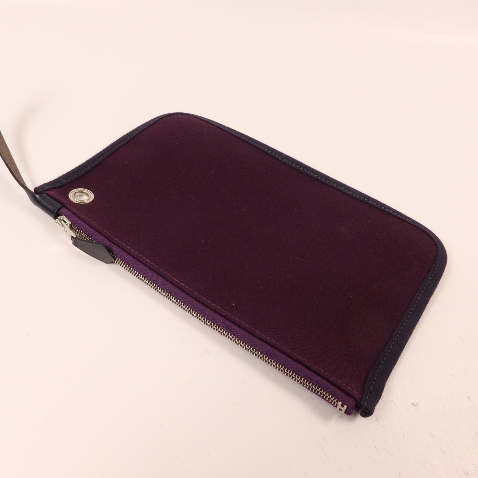 HERMES 帆布Herbag PM手挽肩背兩用袋Cassis