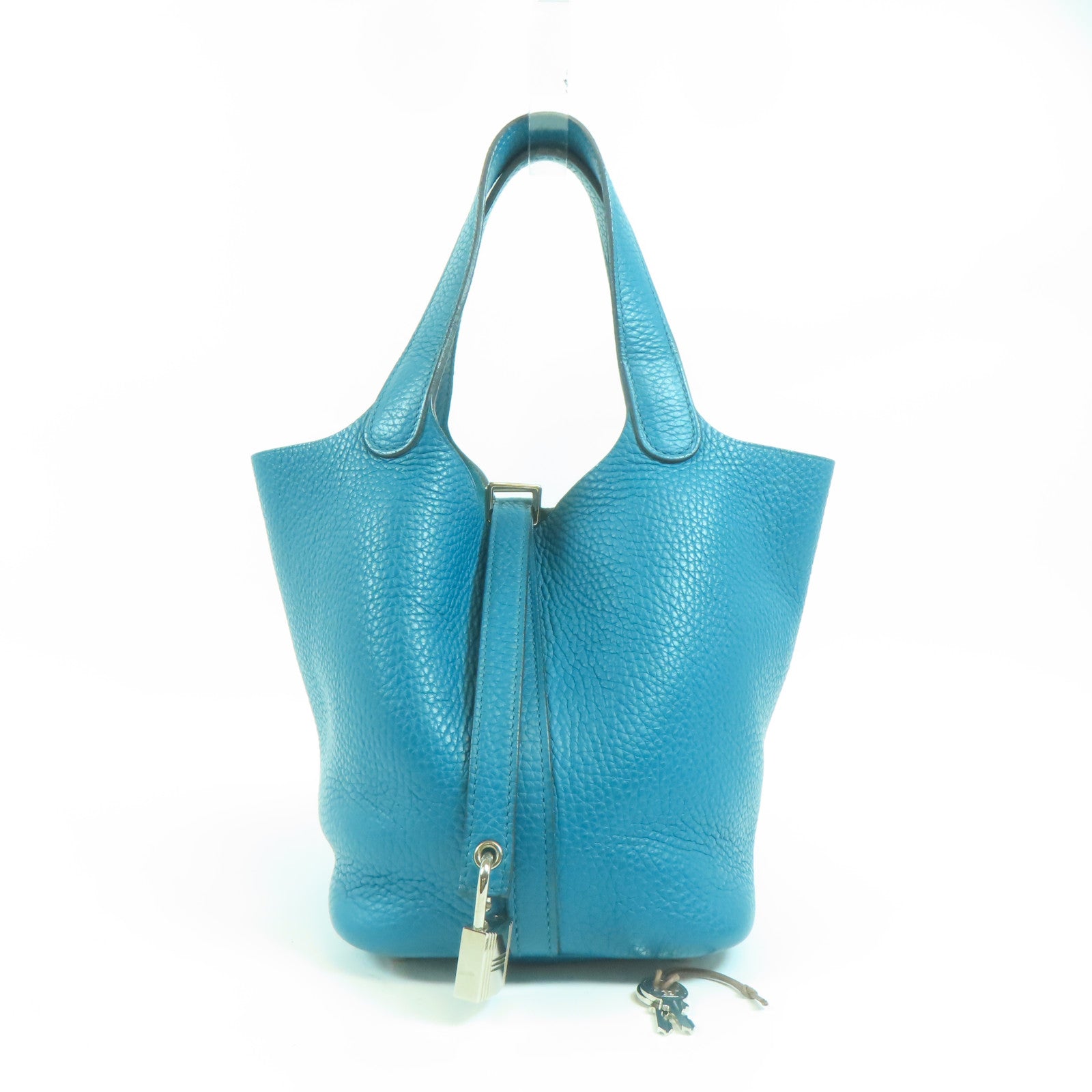 HERMES Clemence皮革Picotin PM手挽袋