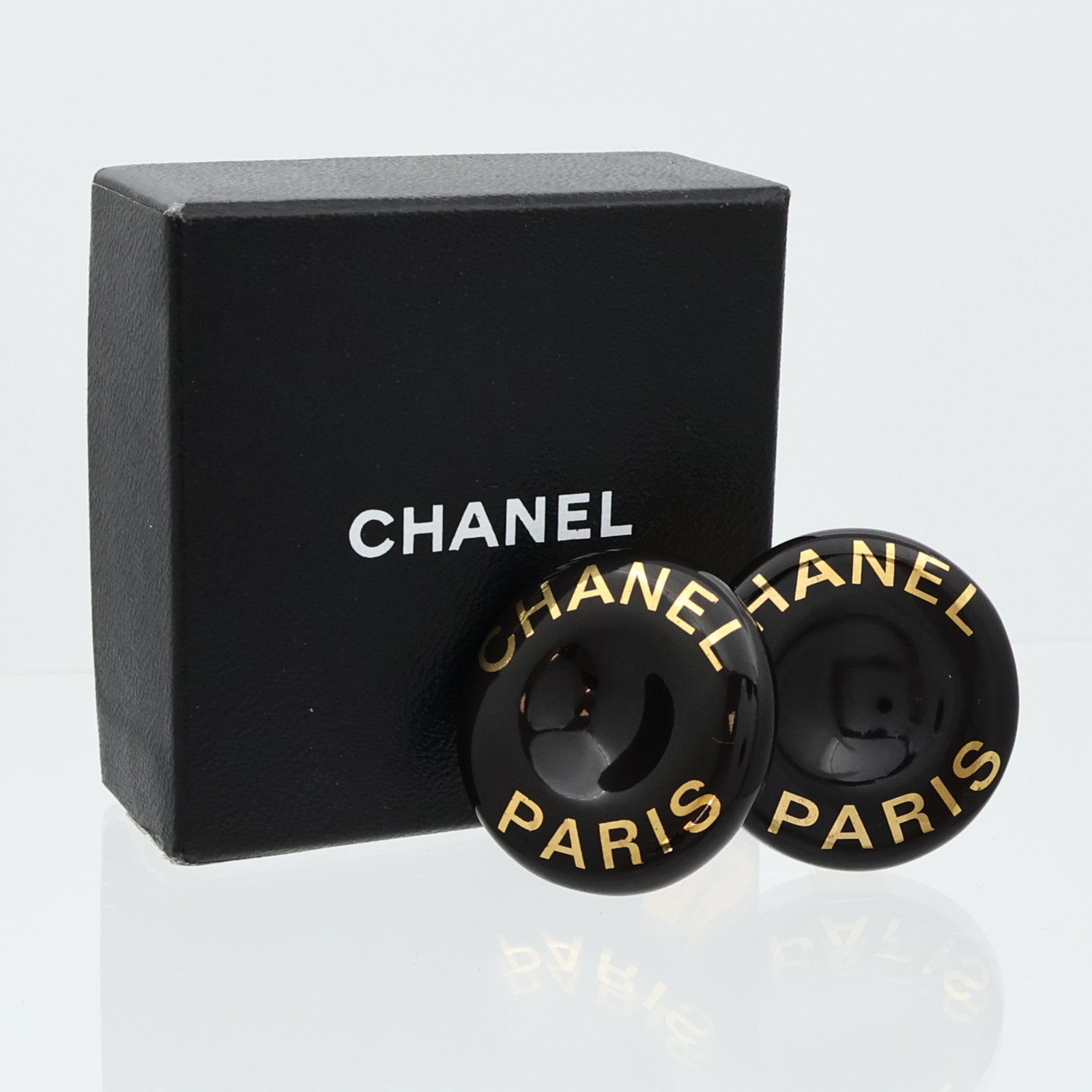 CHANEL 金屬/樹脂Clip-On Earrings耳環