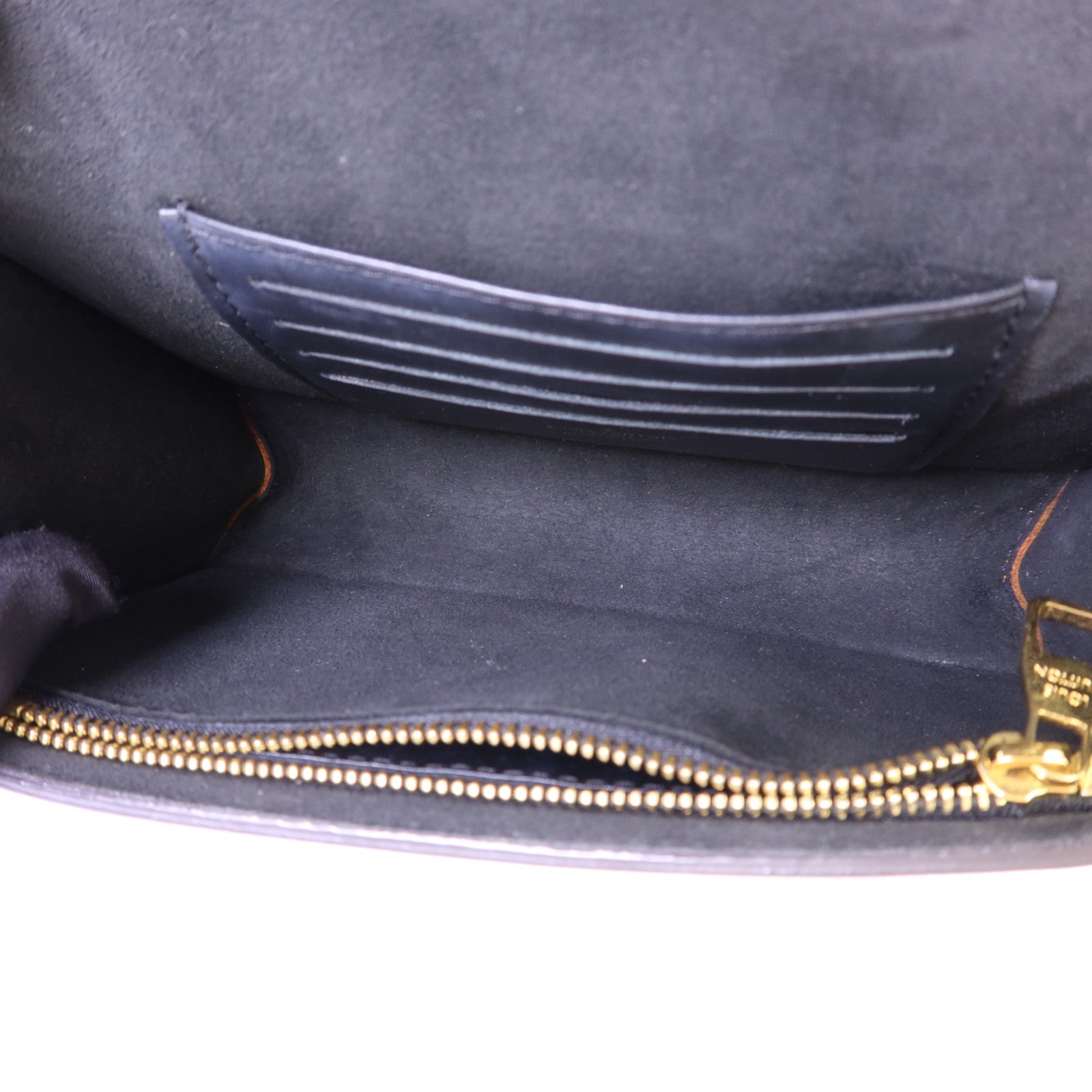 LOUIS VUITTON Monogram Reverse Dauphine金扣肩背袋
