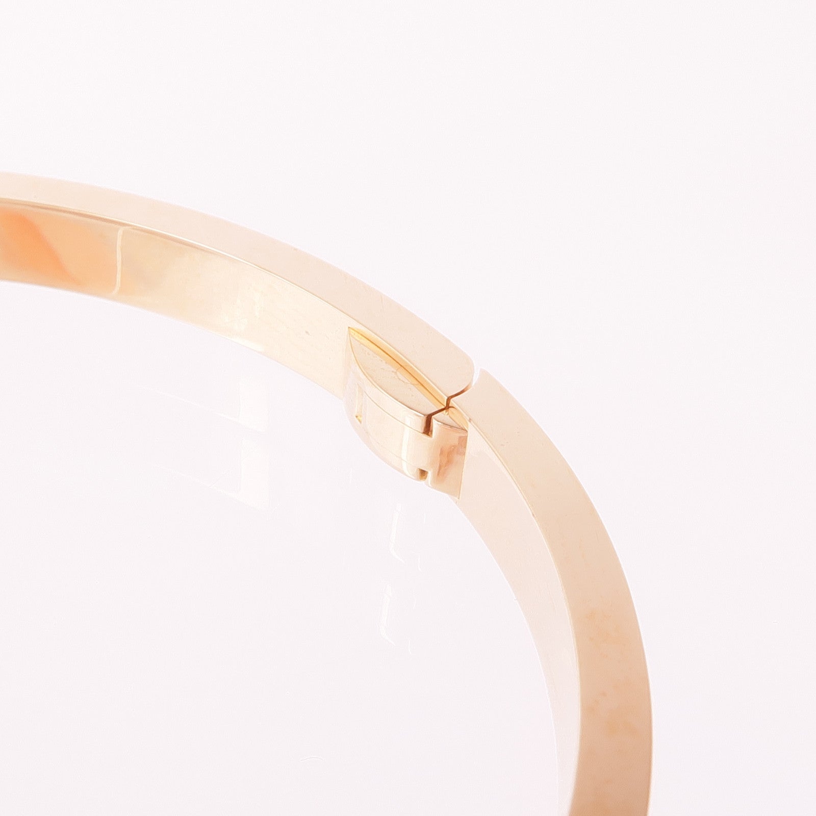 CARTIER 18K玫瑰金Love Bracelet鑽石手鏈Cartier#17