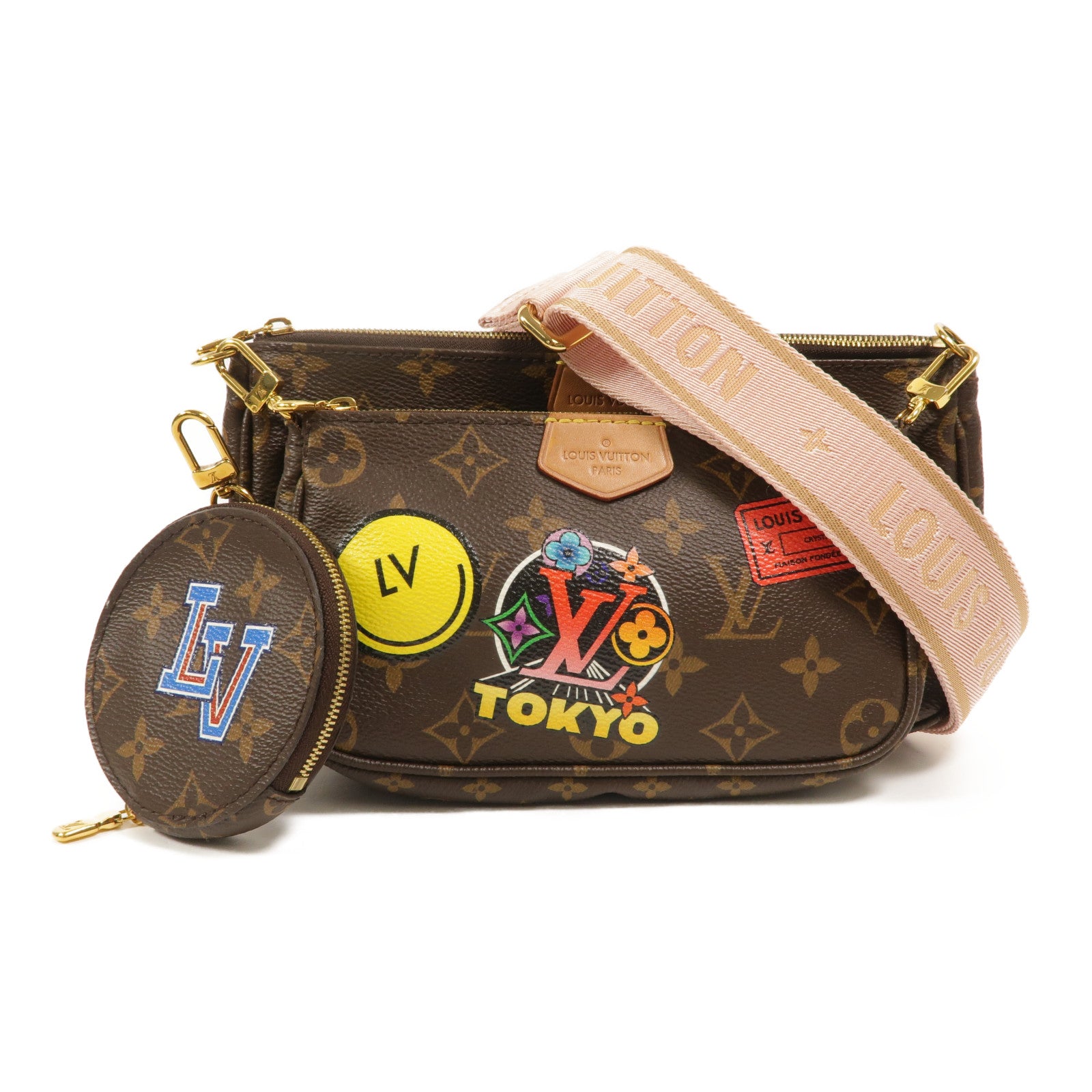 LOUIS VUITTON 【激減優惠】Monogram Multi Pochette Accessoires手挽肩背兩用袋