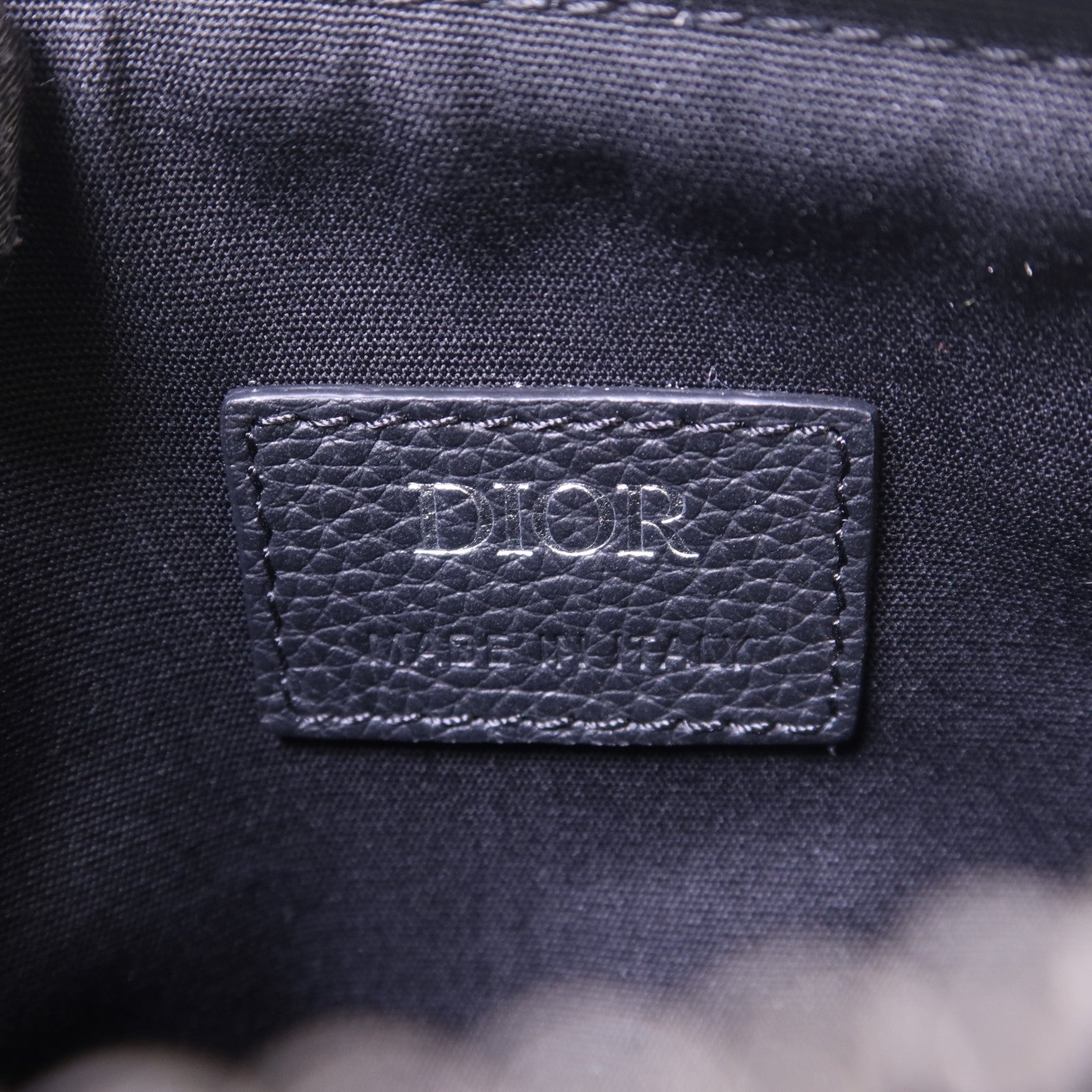 Dior 【激減優惠】帆布Mini Dior 8銀扣肩背袋