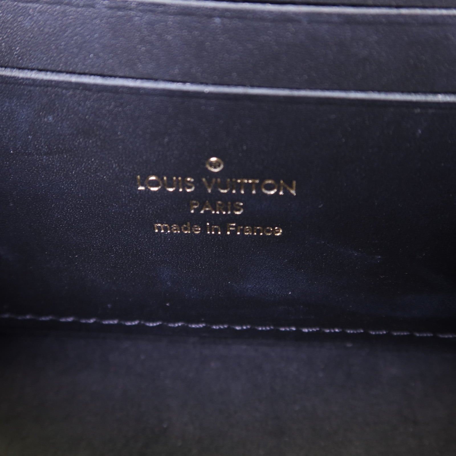 LOUIS VUITTON Monogram Reverse Dauphine金扣肩背袋