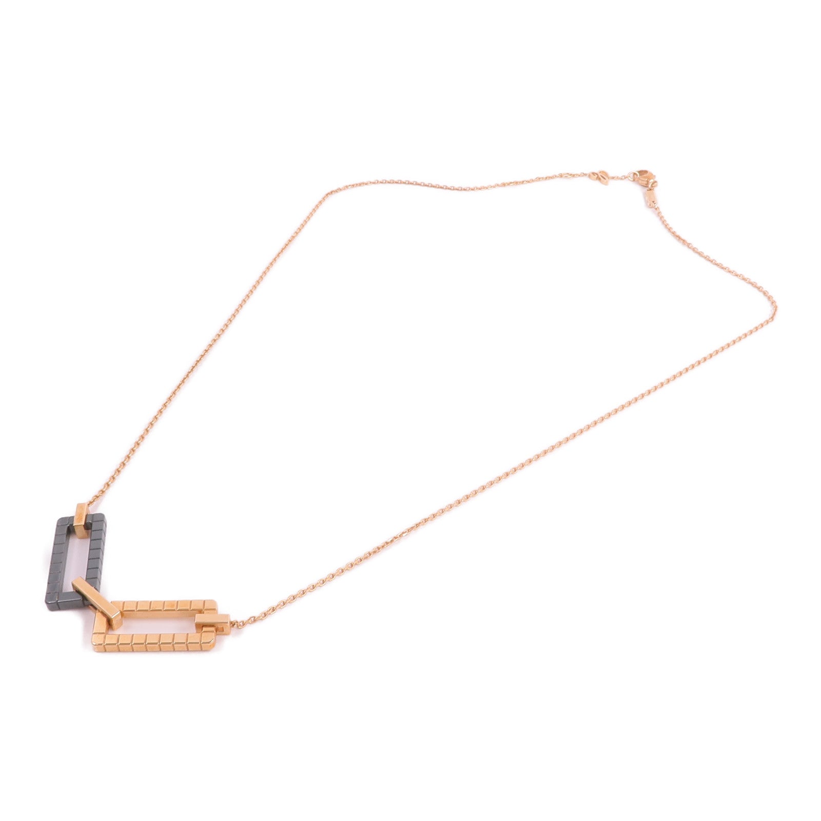 Chopard 【激減優惠】18K玫瑰金/陶瓷Ice Cube Pendant項鍊