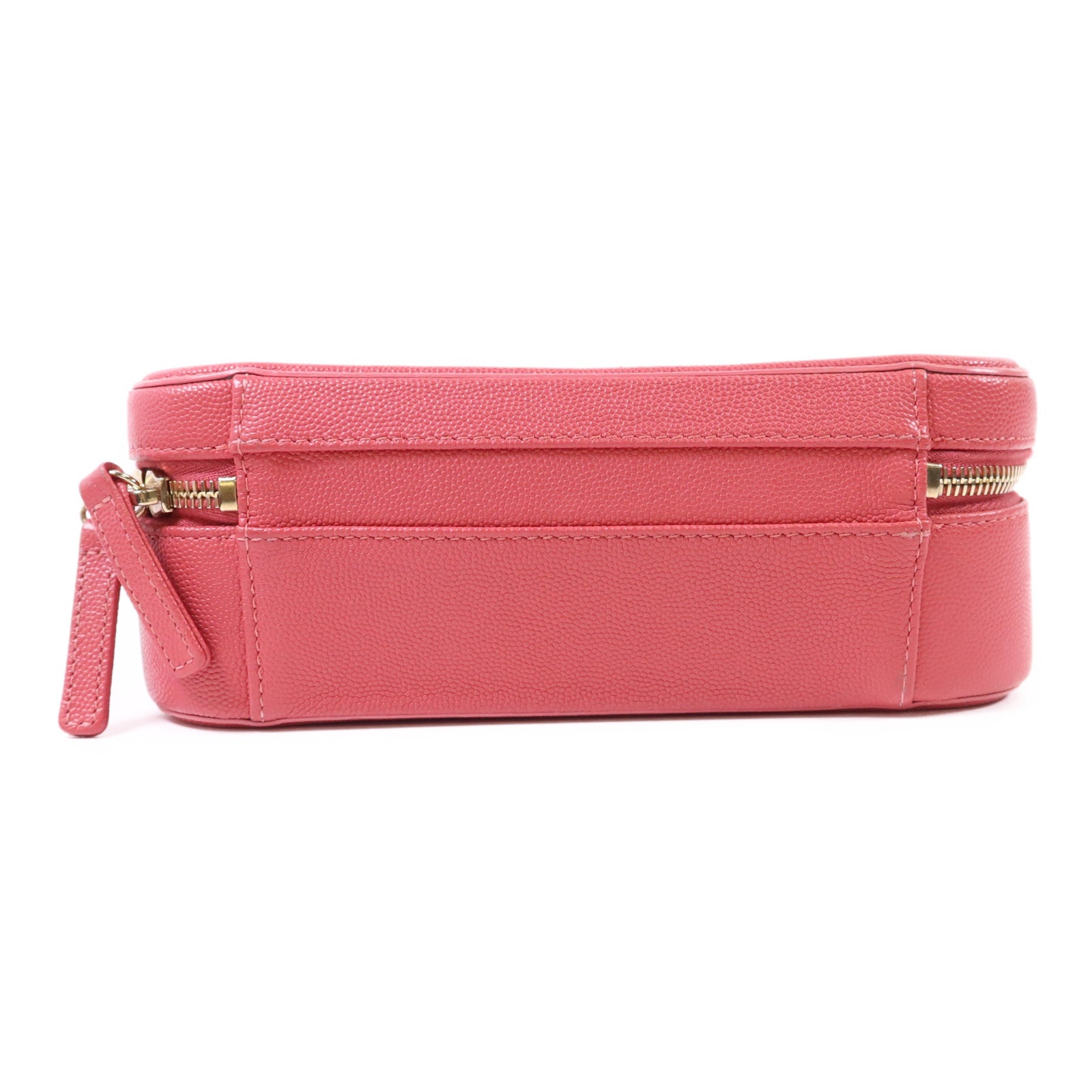 CHANEL 牛皮皮革Vanity Case金扣手挽肩背兩用袋