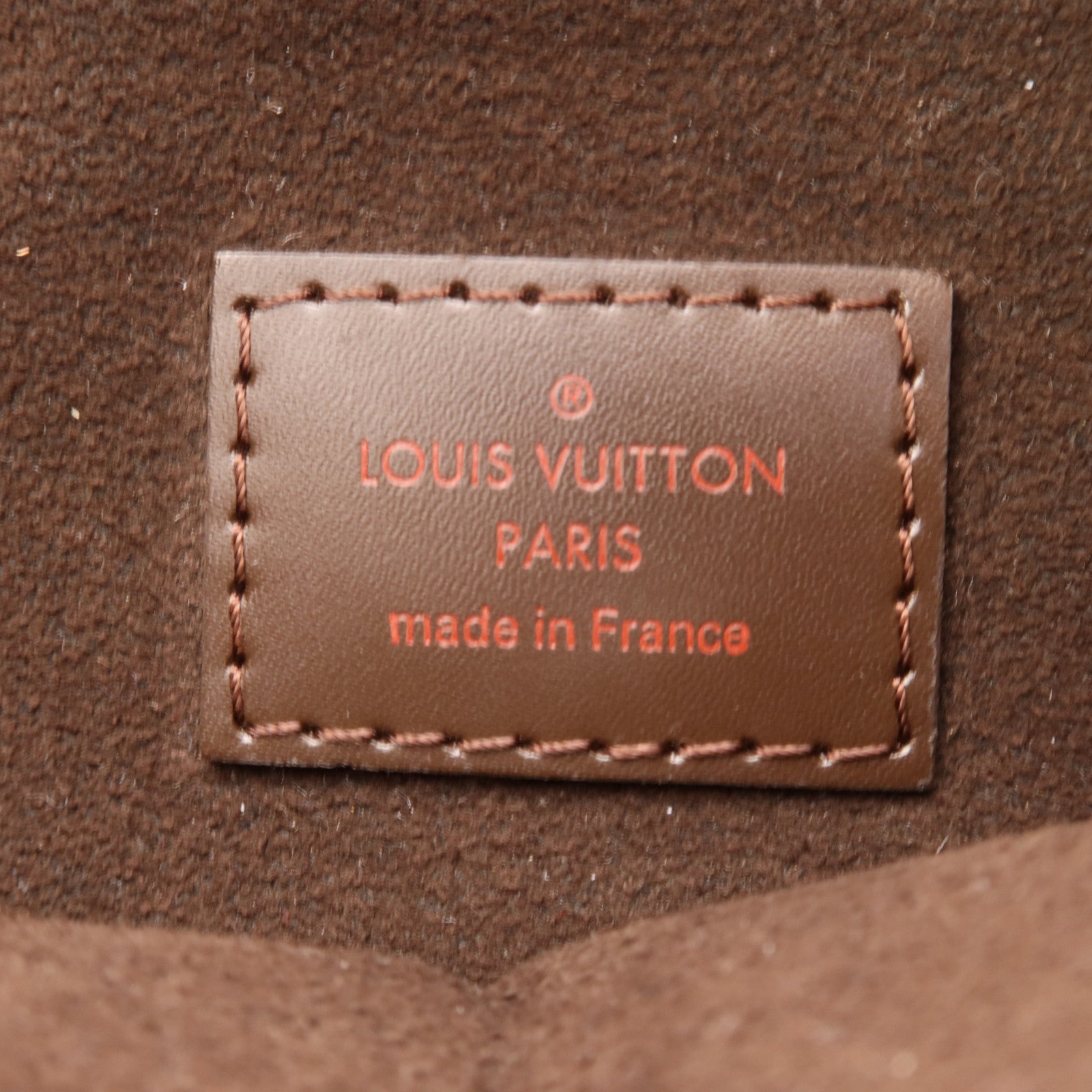 LOUIS VUITTON Damier Portobello PM金扣手挽袋