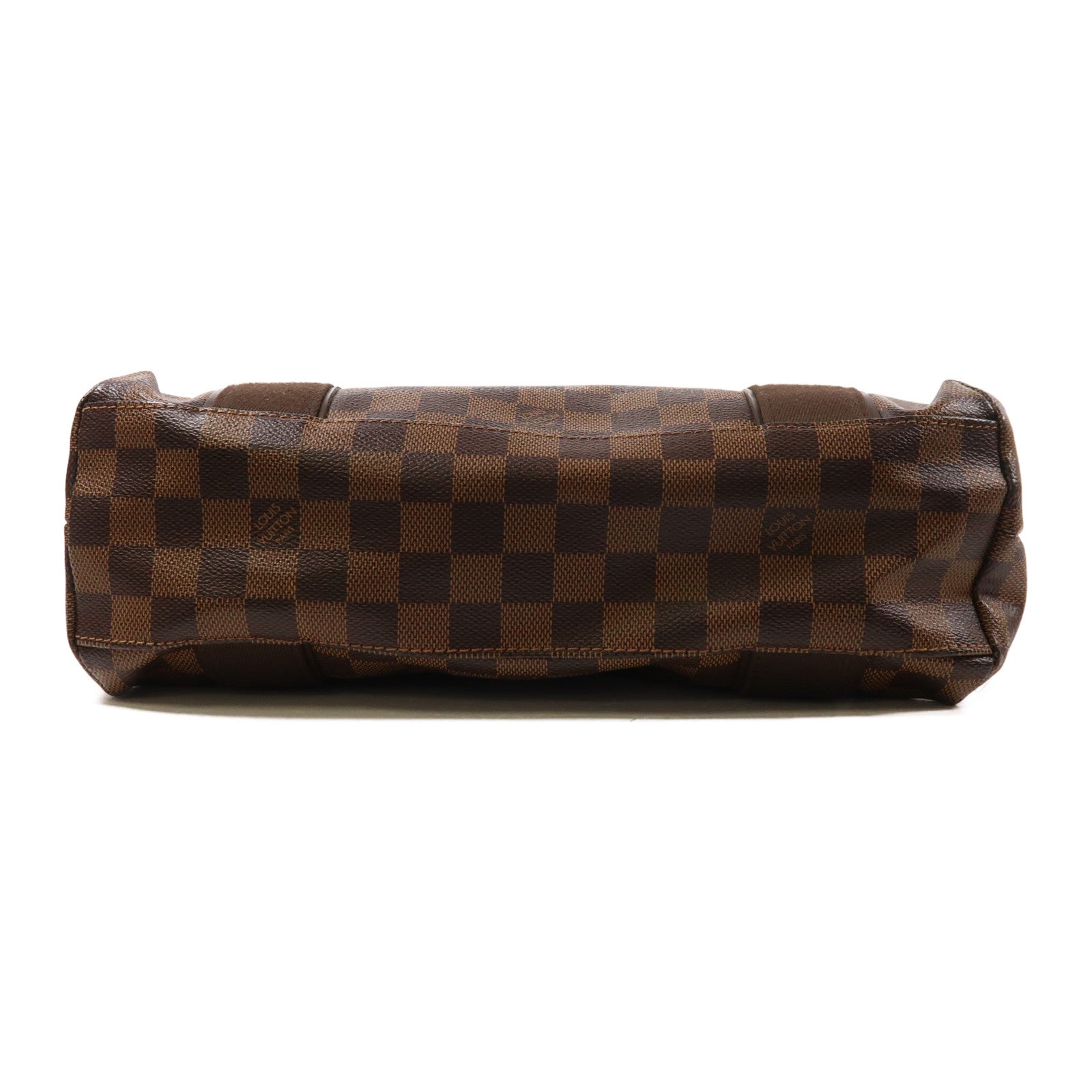 LOUIS VUITTON Damier Beaubourg金扣肩背袋棕色