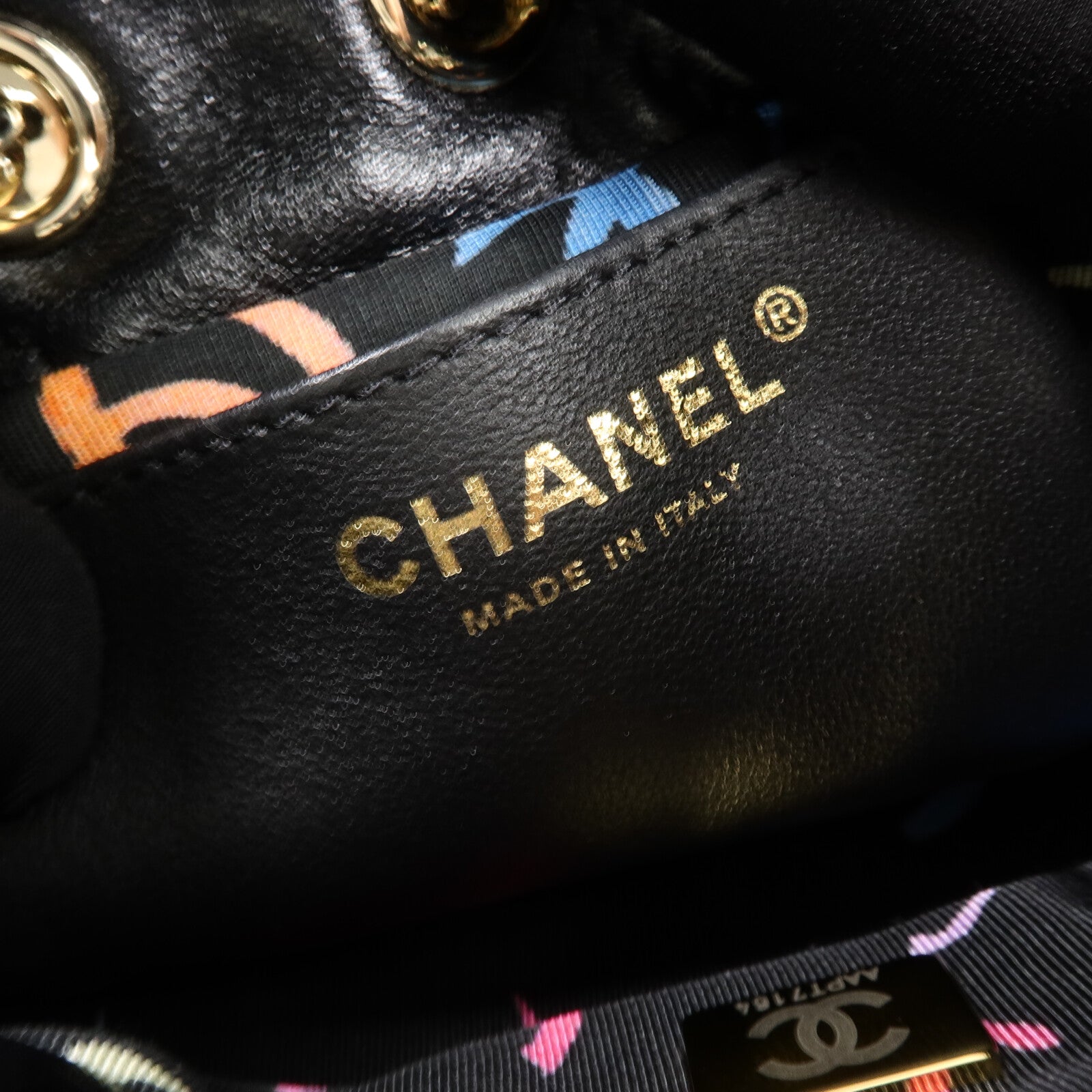 CHANEL 牛皮皮革Backpack鏈帶背包