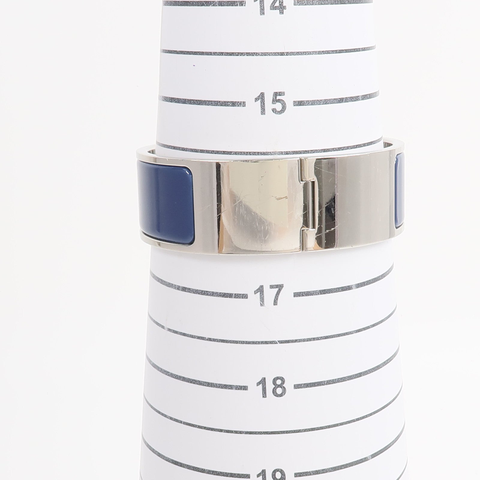 HERMES 【激減優惠】金屬/琺瑯Clic Clac H Bracelet手鐲Bleu Abysse