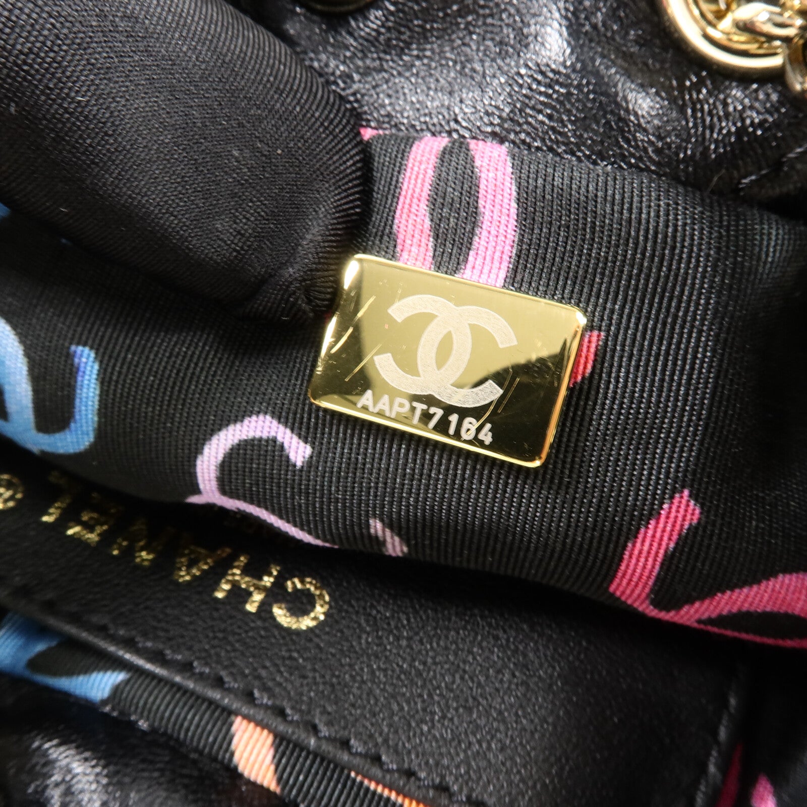 CHANEL 牛皮皮革Backpack鏈帶背包