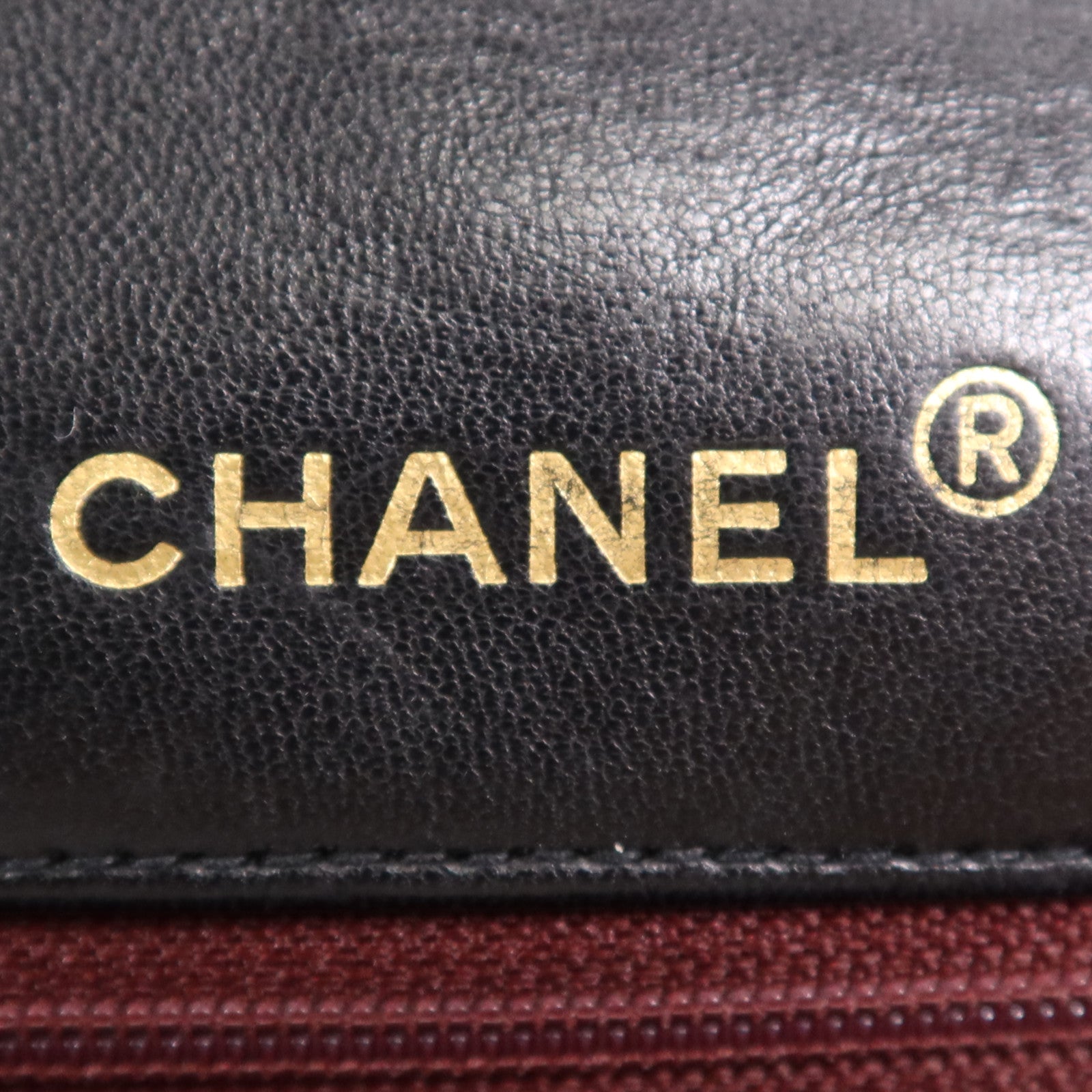 CHANEL 羊皮皮革Diana Chain Shoulder Bag金扣鏈帶肩背袋