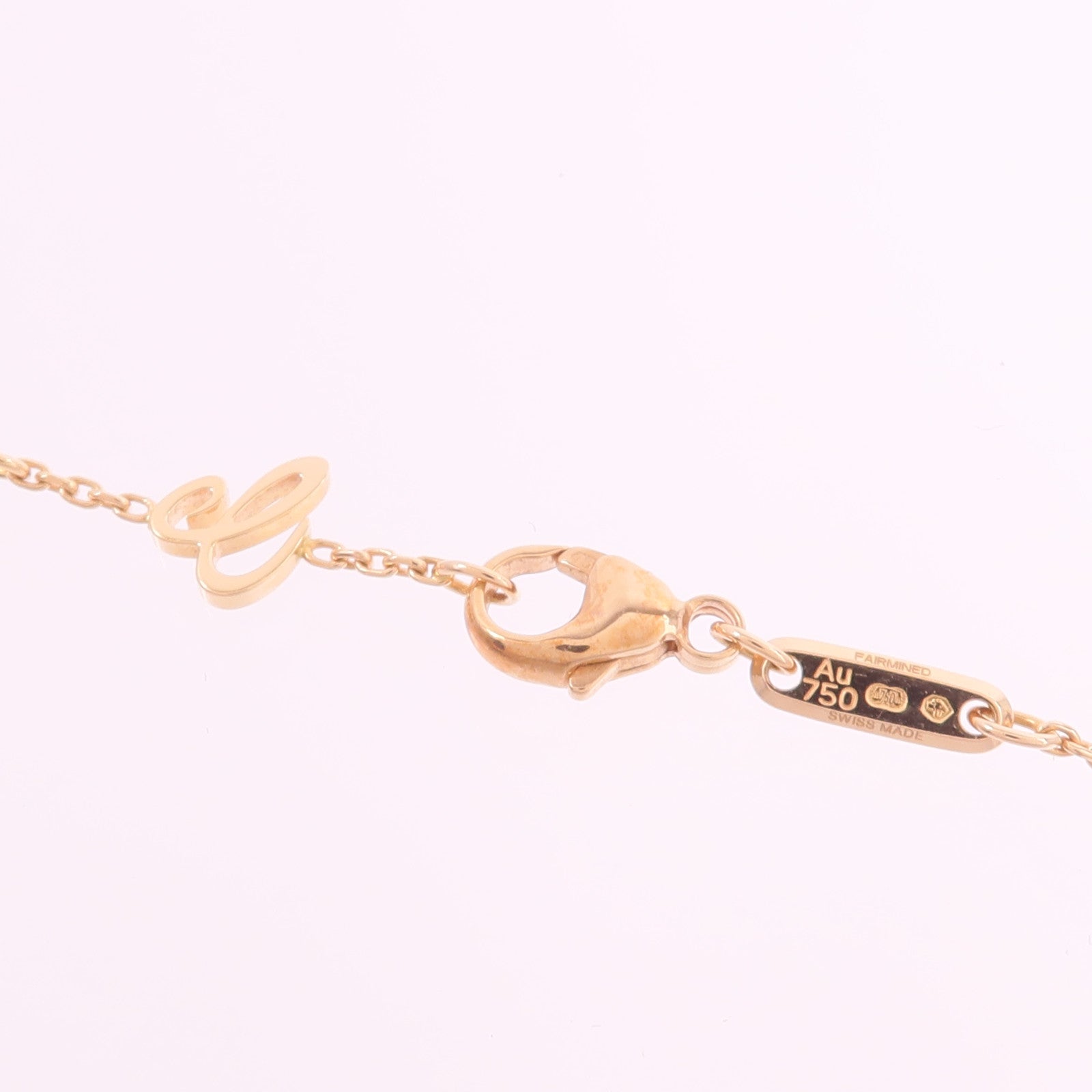Chopard 【激減優惠】18K玫瑰金/陶瓷Ice Cube Pendant項鍊