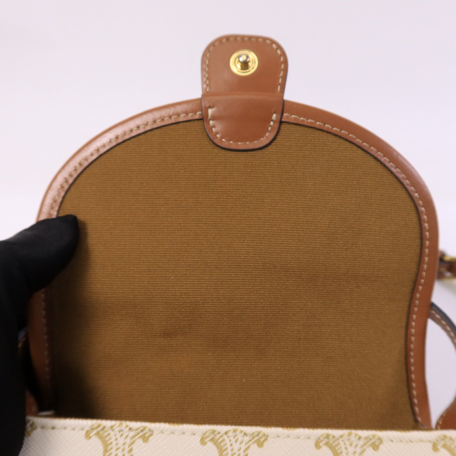 CELINE 塗層帆布Mini Besace肩背袋