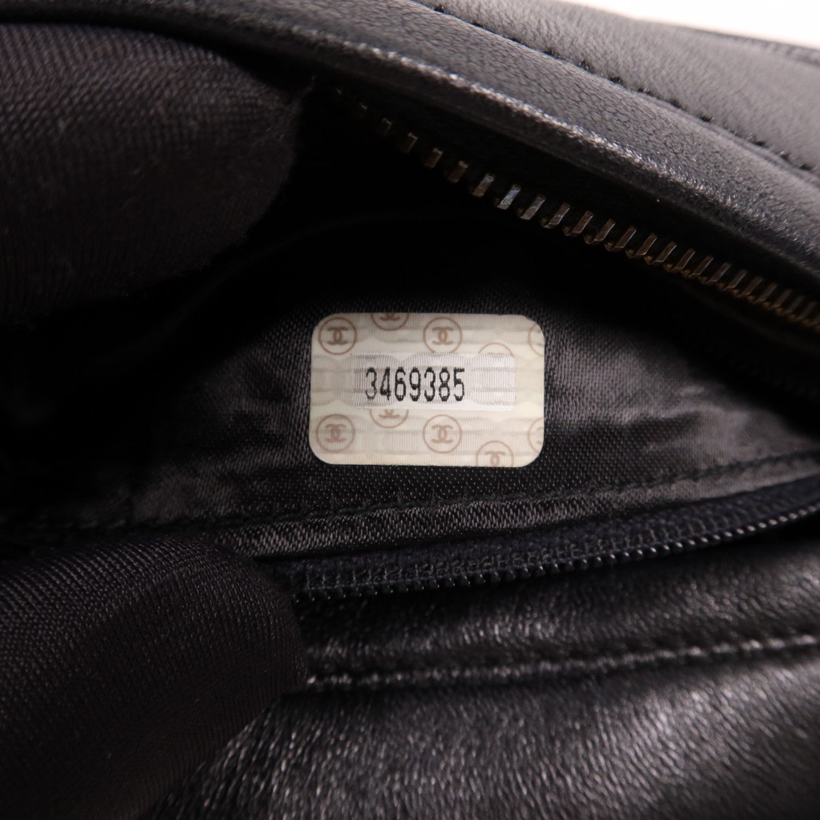 CHANEL 羊皮皮革Chain Shoulder金扣鏈帶肩背袋