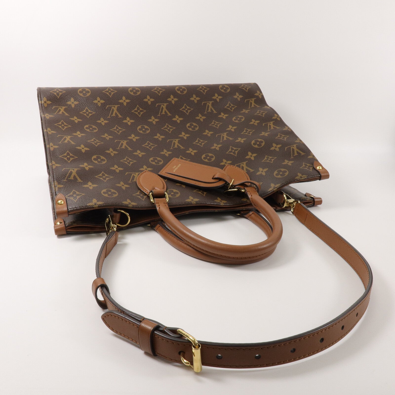 LOUIS VUITTON Monogram On The Go Organizer手挽肩背兩用袋