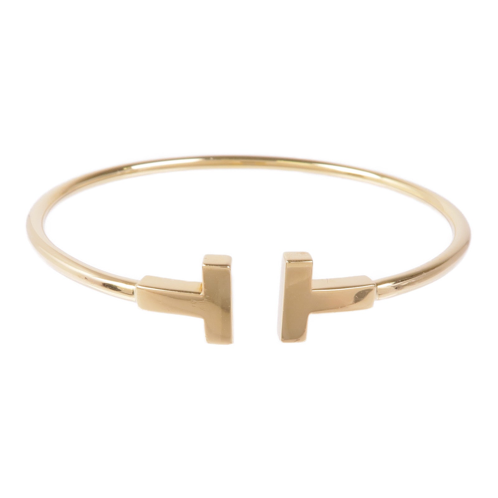 TIFFANY＆CO 18K黄金T Wire Bracelet手鐲