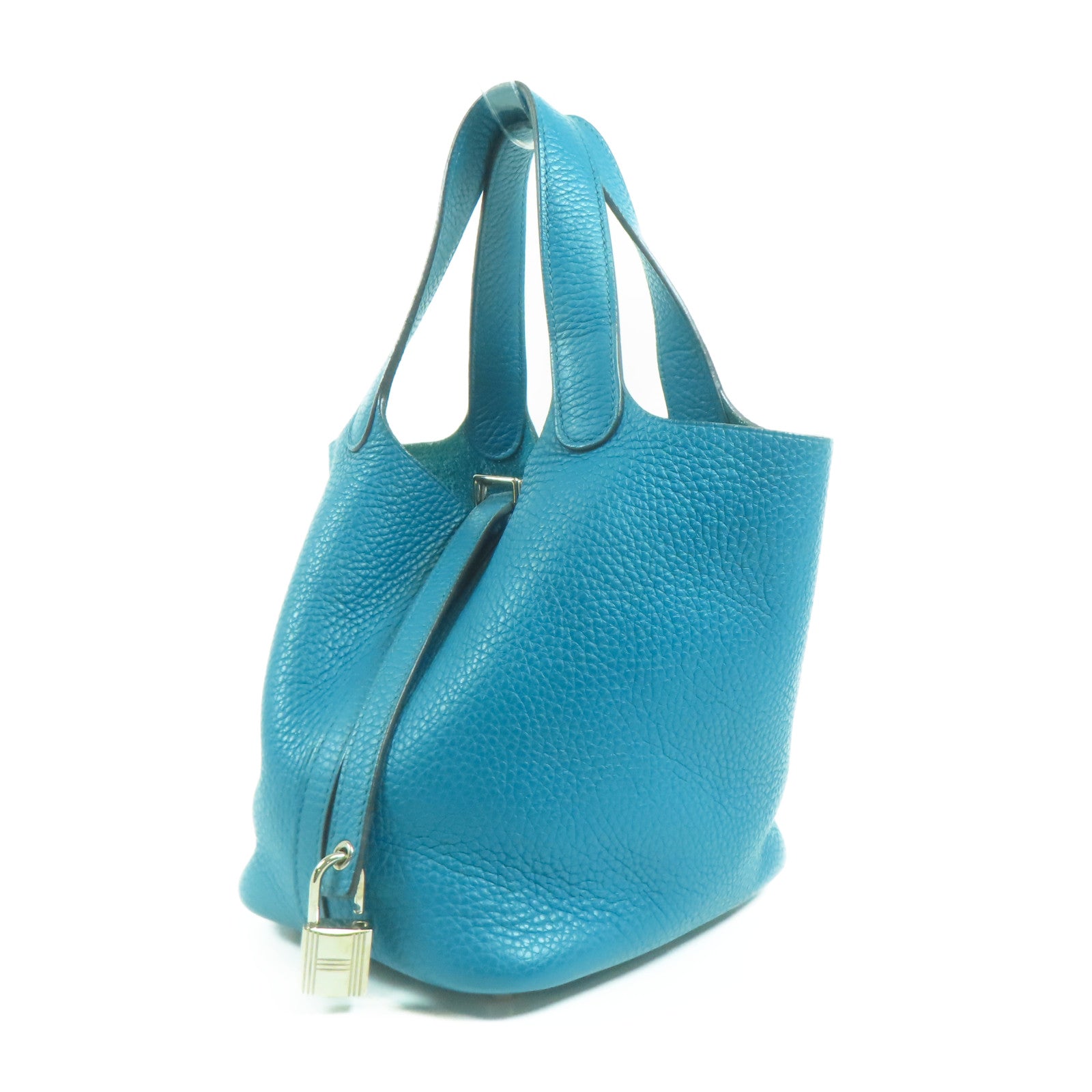 HERMES Clemence皮革Picotin PM手挽袋