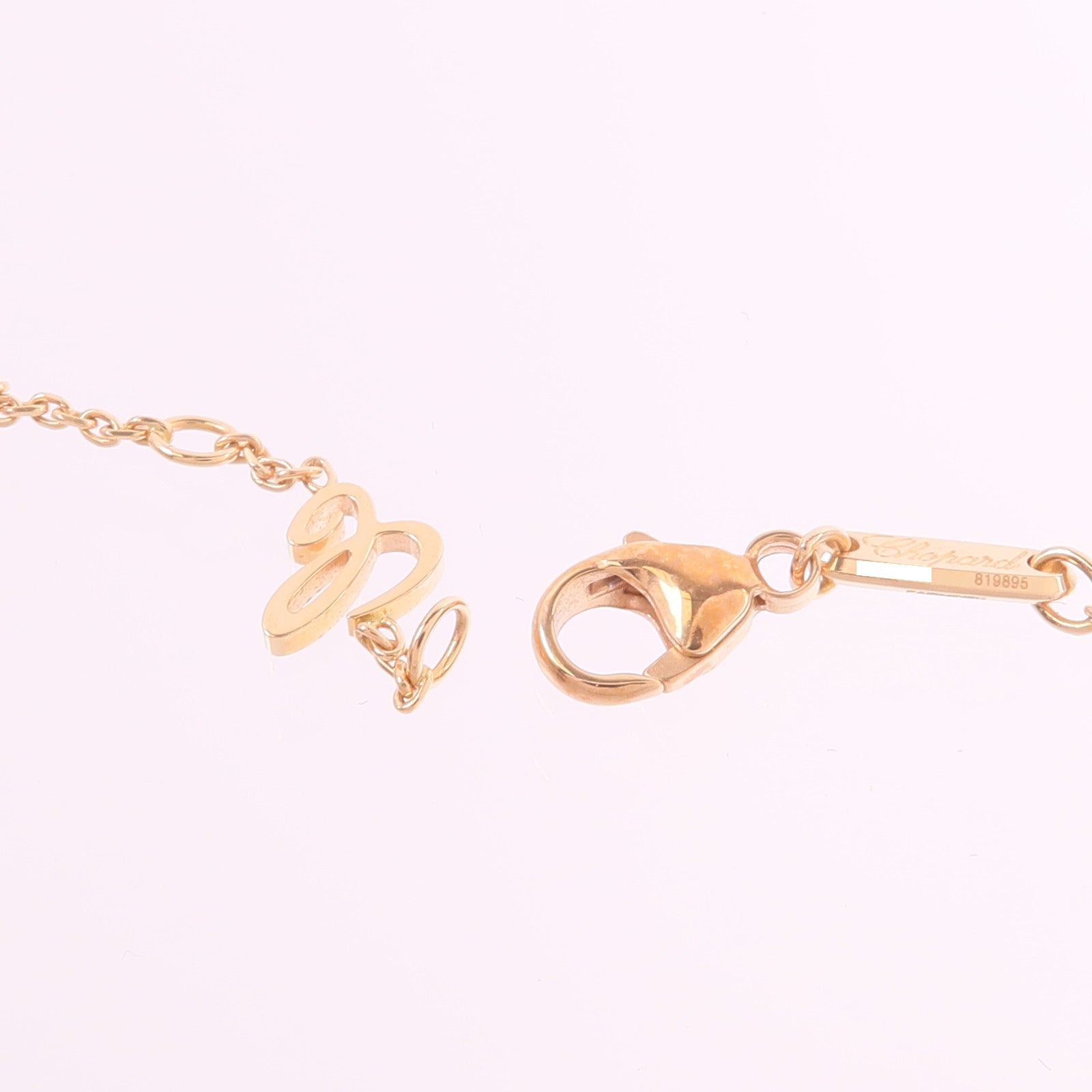 Chopard 【激減優惠】18K玫瑰金/陶瓷Ice Cube Pendant項鍊