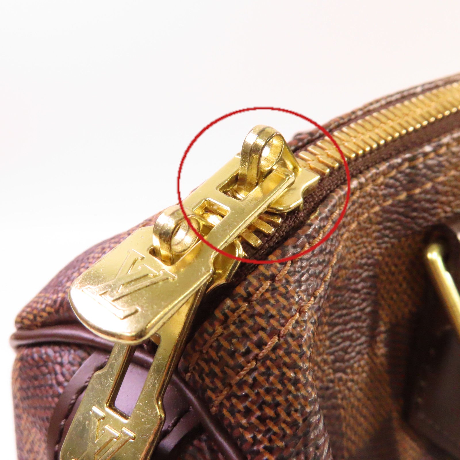 LOUIS VUITTON Damier Speedy Bandouliere 25 2Way Shoulder Bag金扣手挽肩背兩用袋啡色