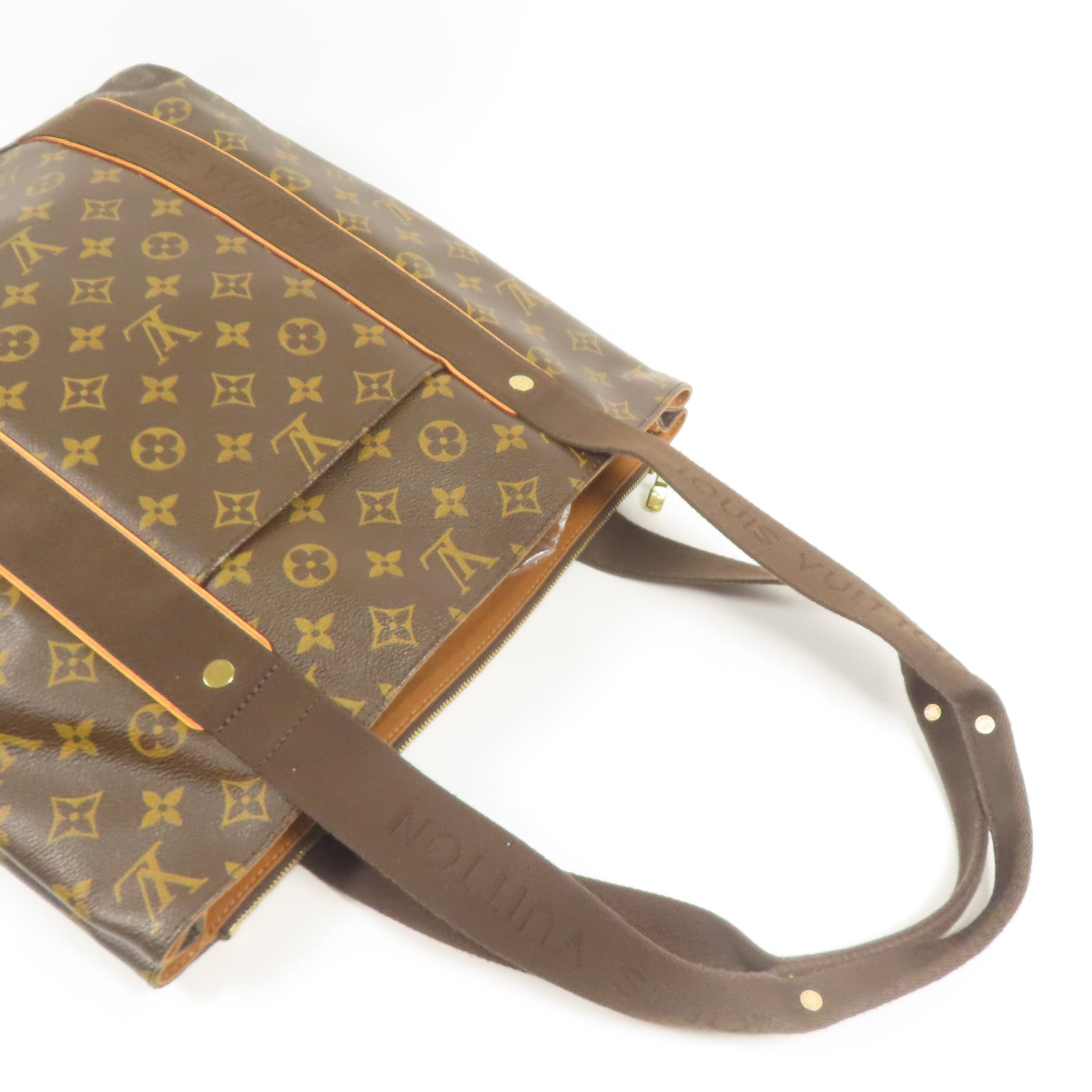 LOUIS VUITTON Monogram Cabas Beaubourg金扣肩背袋